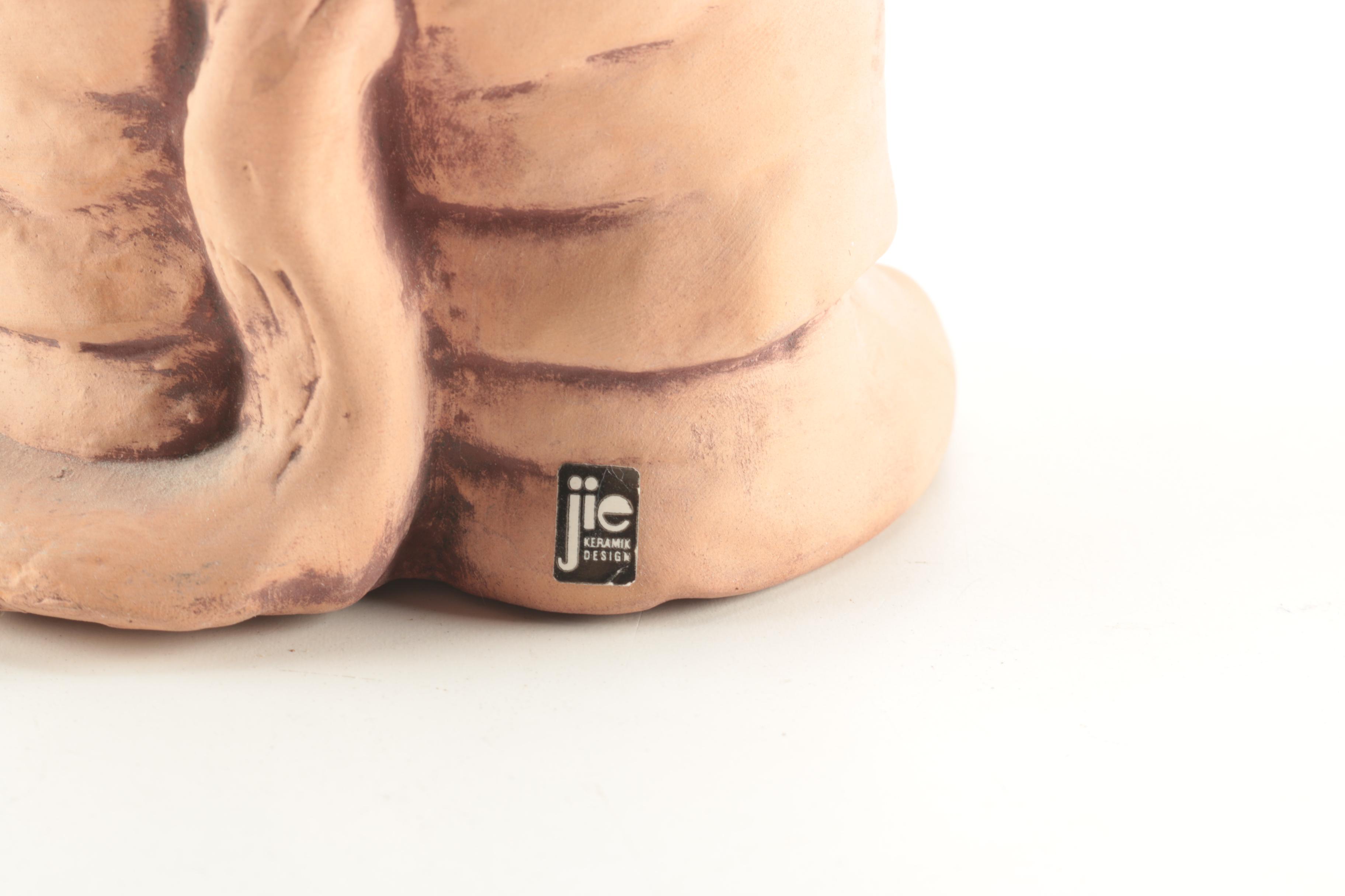 Rolf Lidberg Ceramic Troll Figurine From Jie Keramik in Sweden