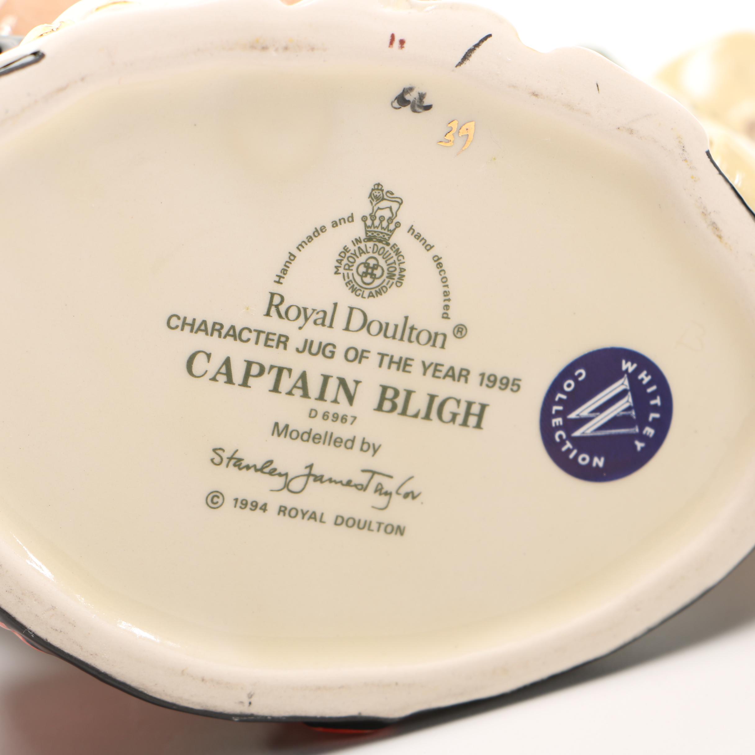 Captain Bligh and Napoleon Royal Doulton Toby Jugs