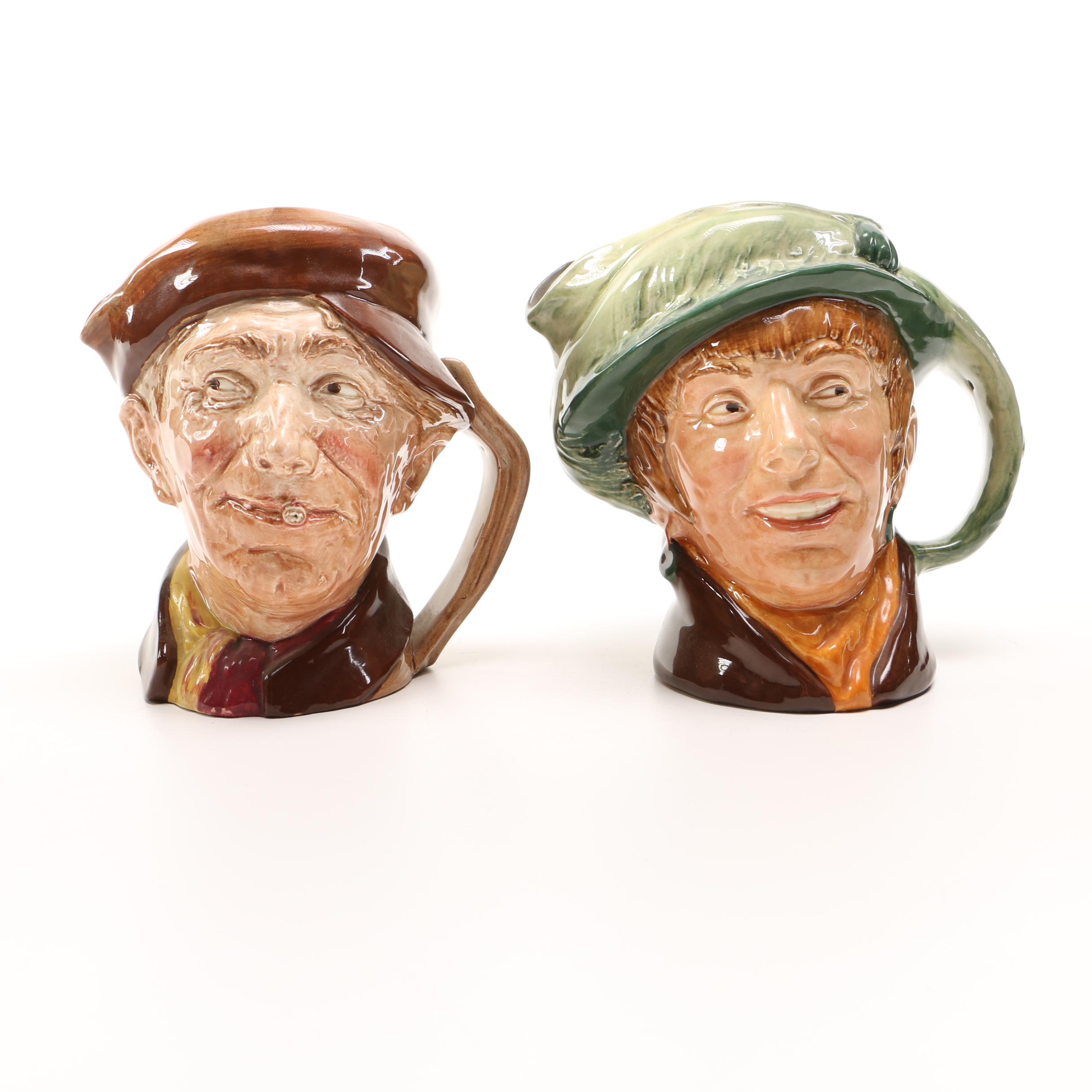 Royal Doulton Toby Mugs 'Arry' and 'Arriet'