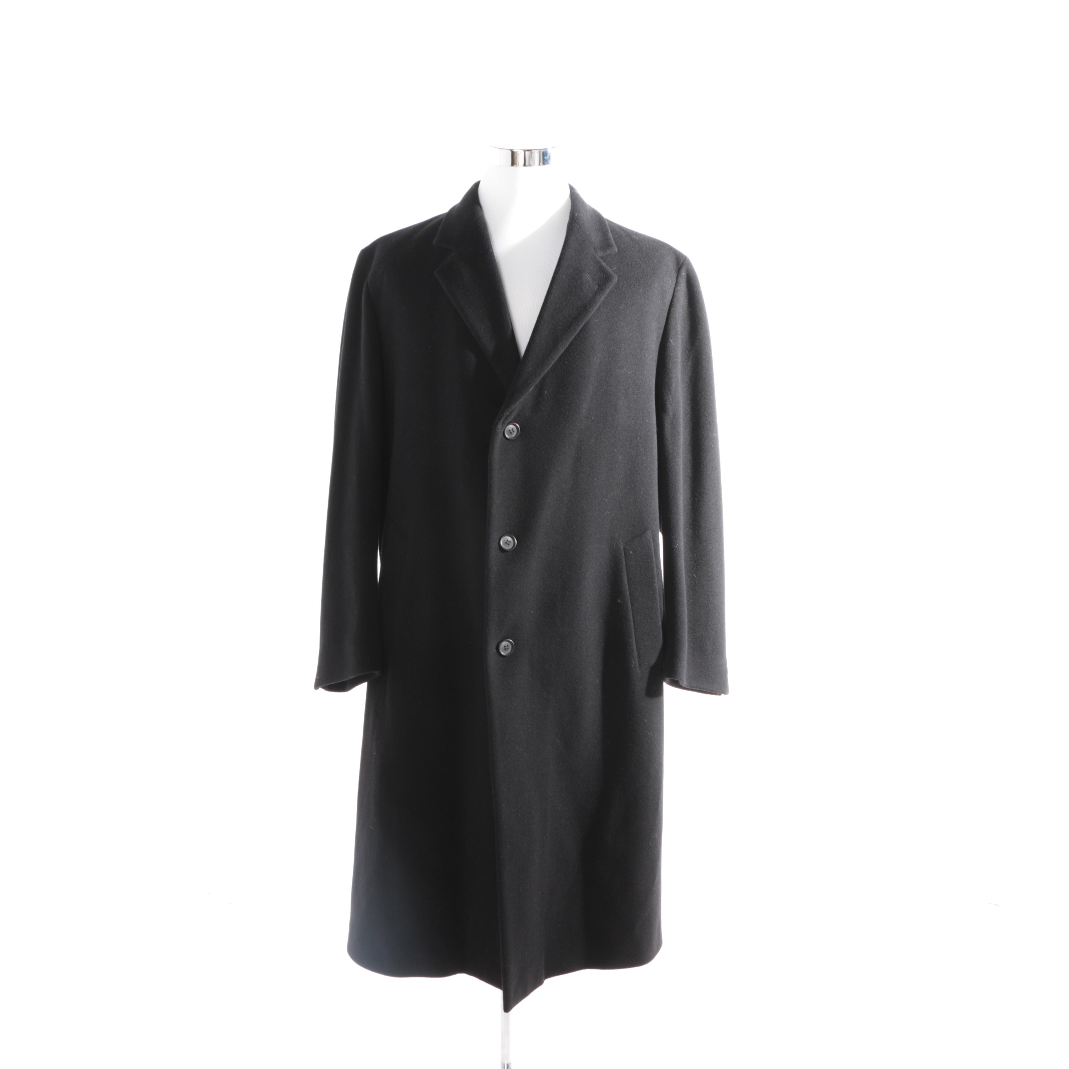 Men's London Fog Wool Blend Dress Coat