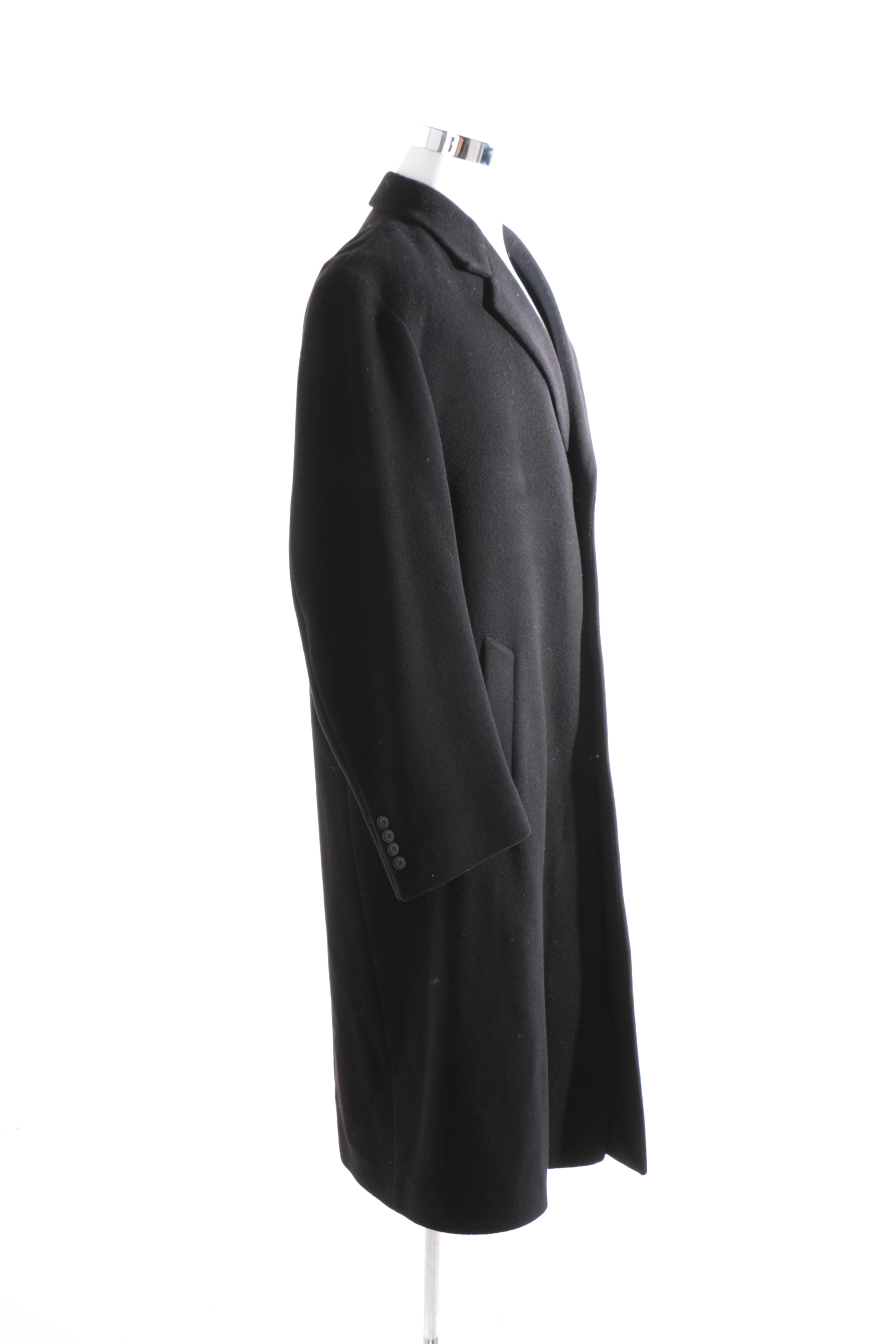 Men's London Fog Wool Blend Dress Coat