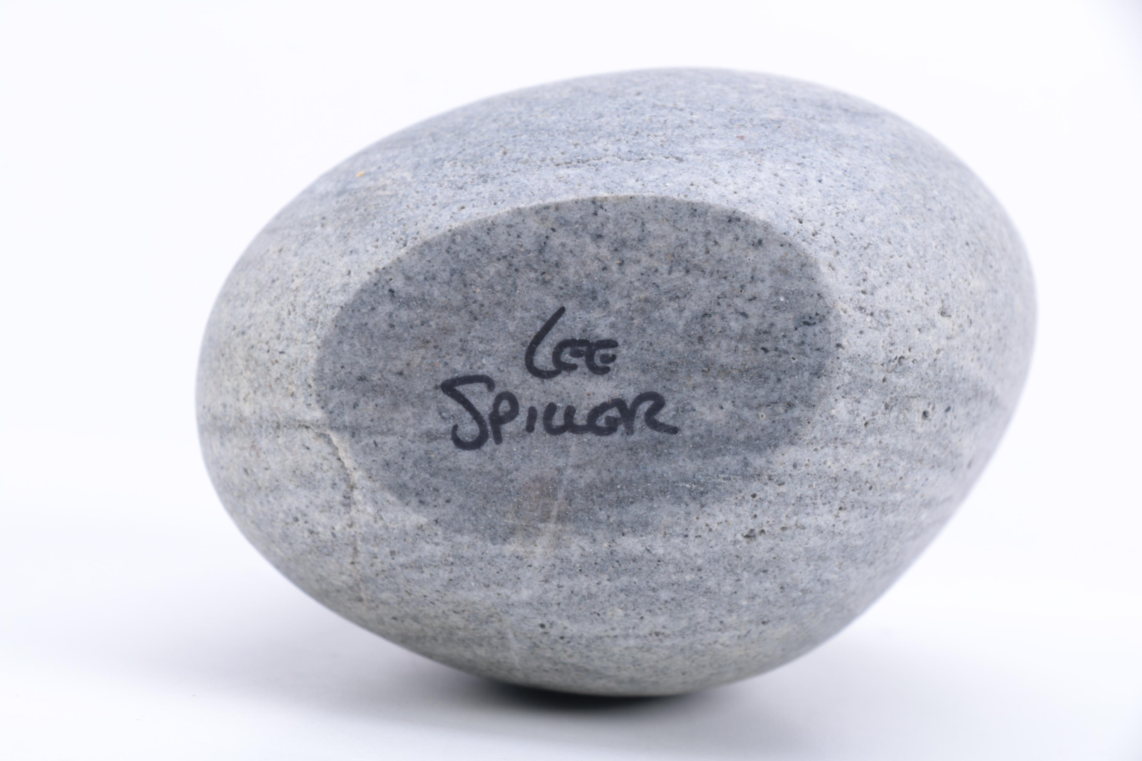 Lee Spiller Decorative Carved Rock Vase