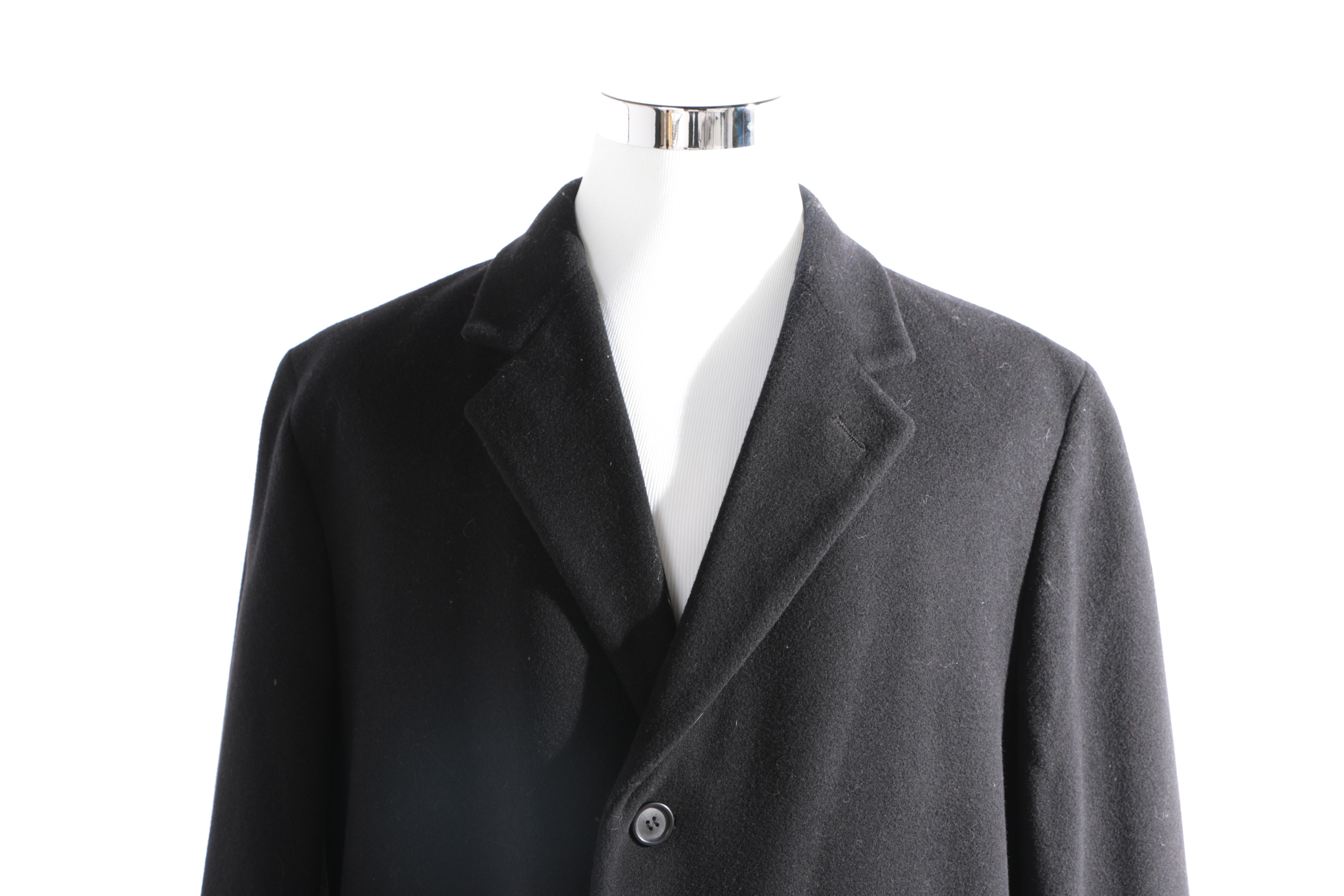 Men's London Fog Wool Blend Dress Coat