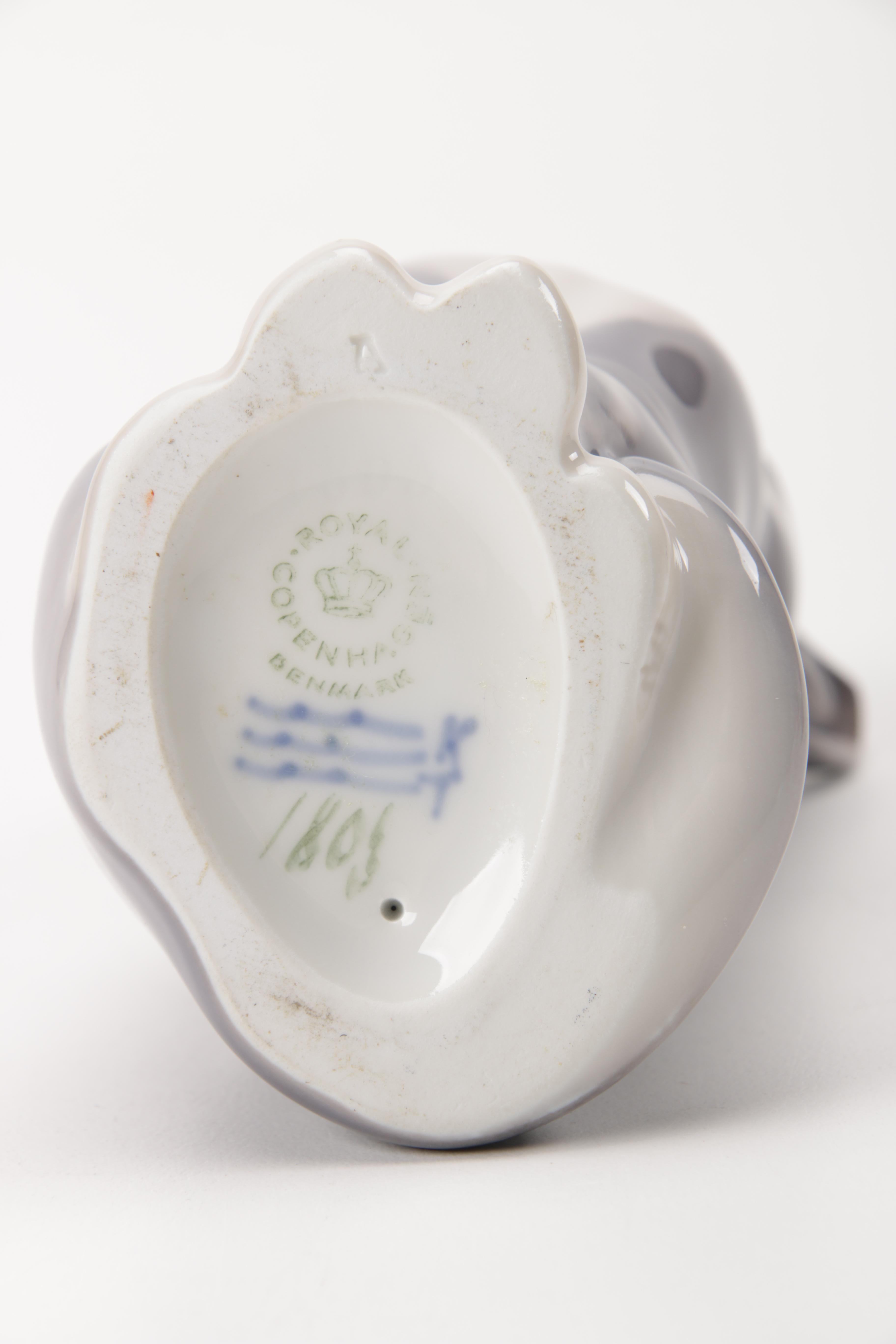 Royal Copenhagen Ceramic Cat Figurines