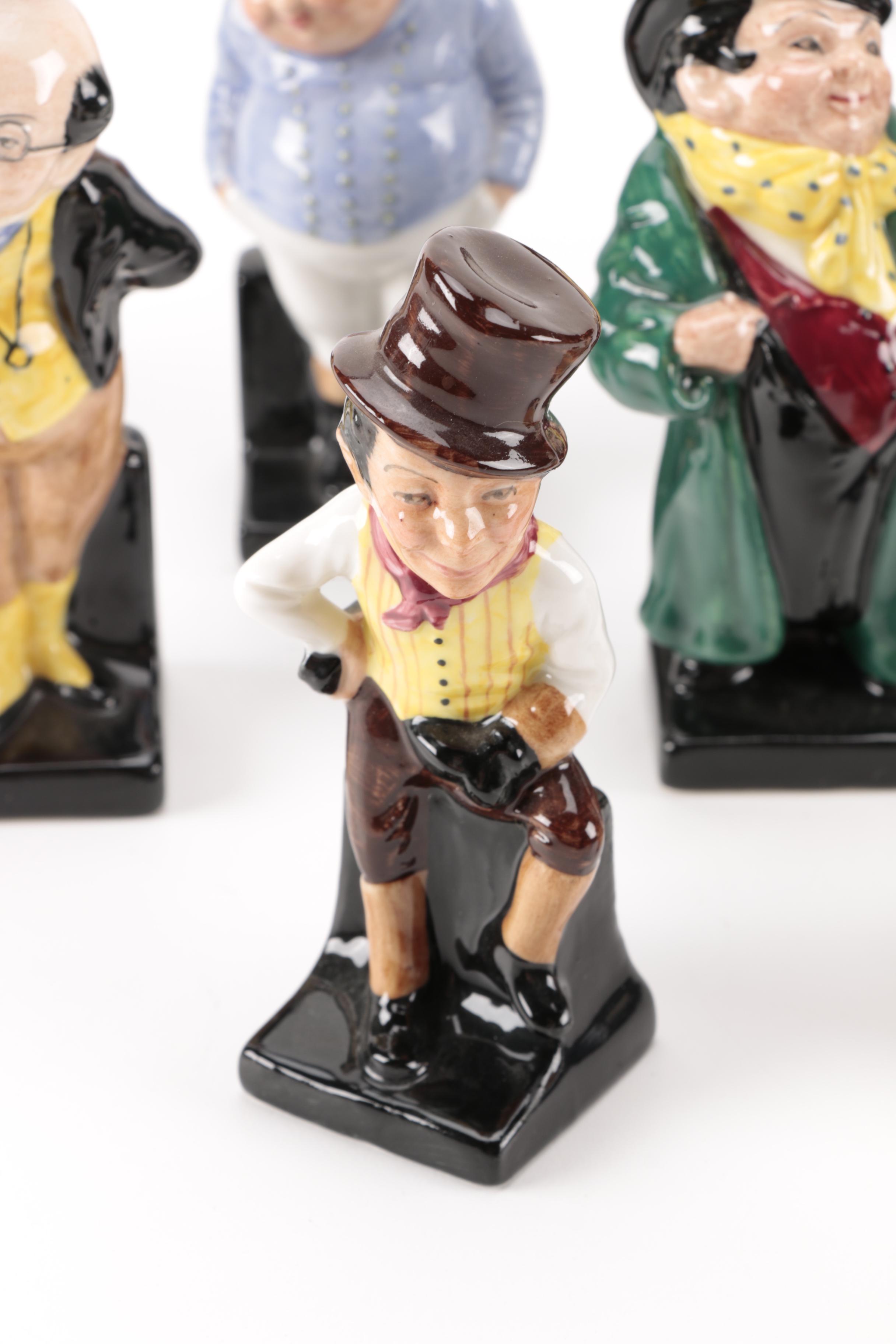 Royal Doulton Figurines of Charles Dickens "The Pickwick Papers" Characters