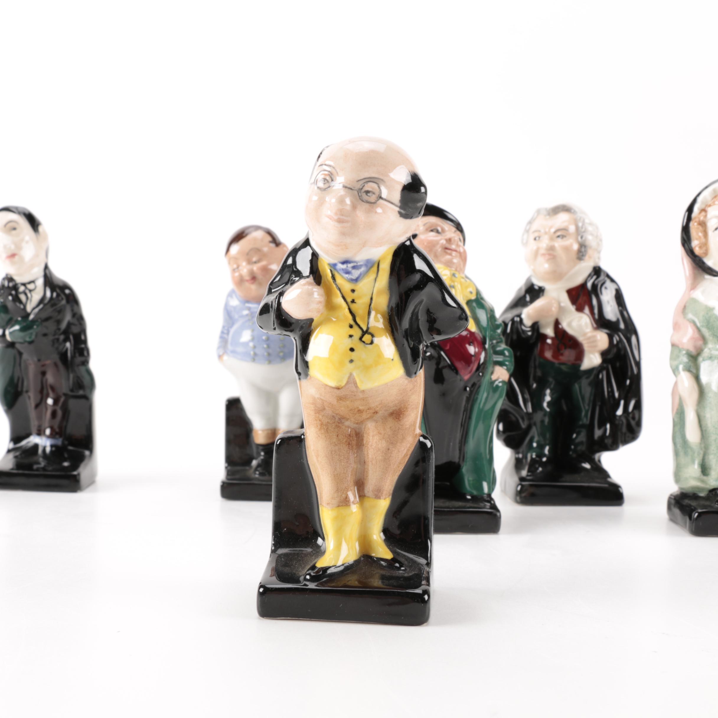 Royal Doulton Figurines of Charles Dickens "The Pickwick Papers" Characters