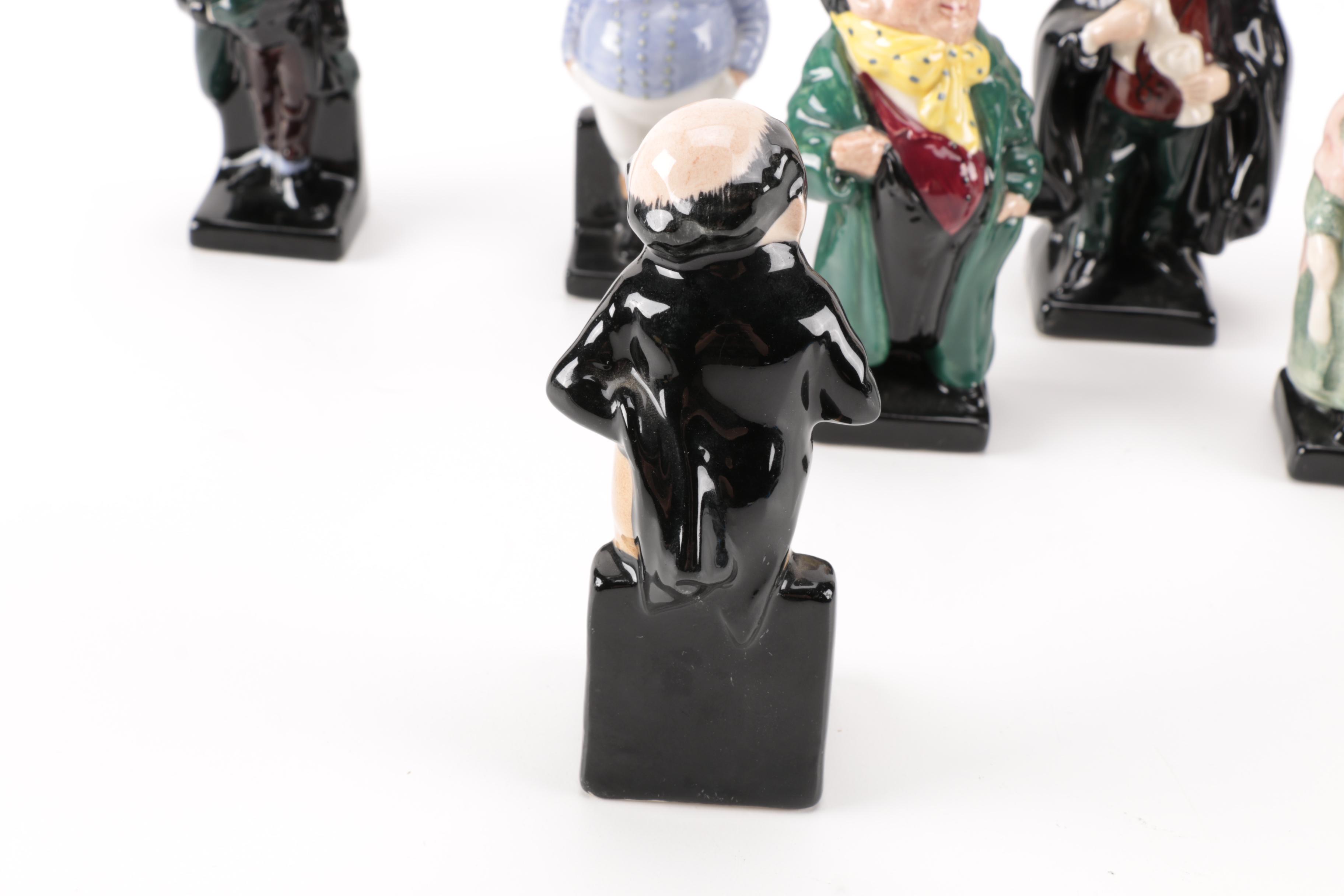 Royal Doulton Figurines of Charles Dickens "The Pickwick Papers" Characters