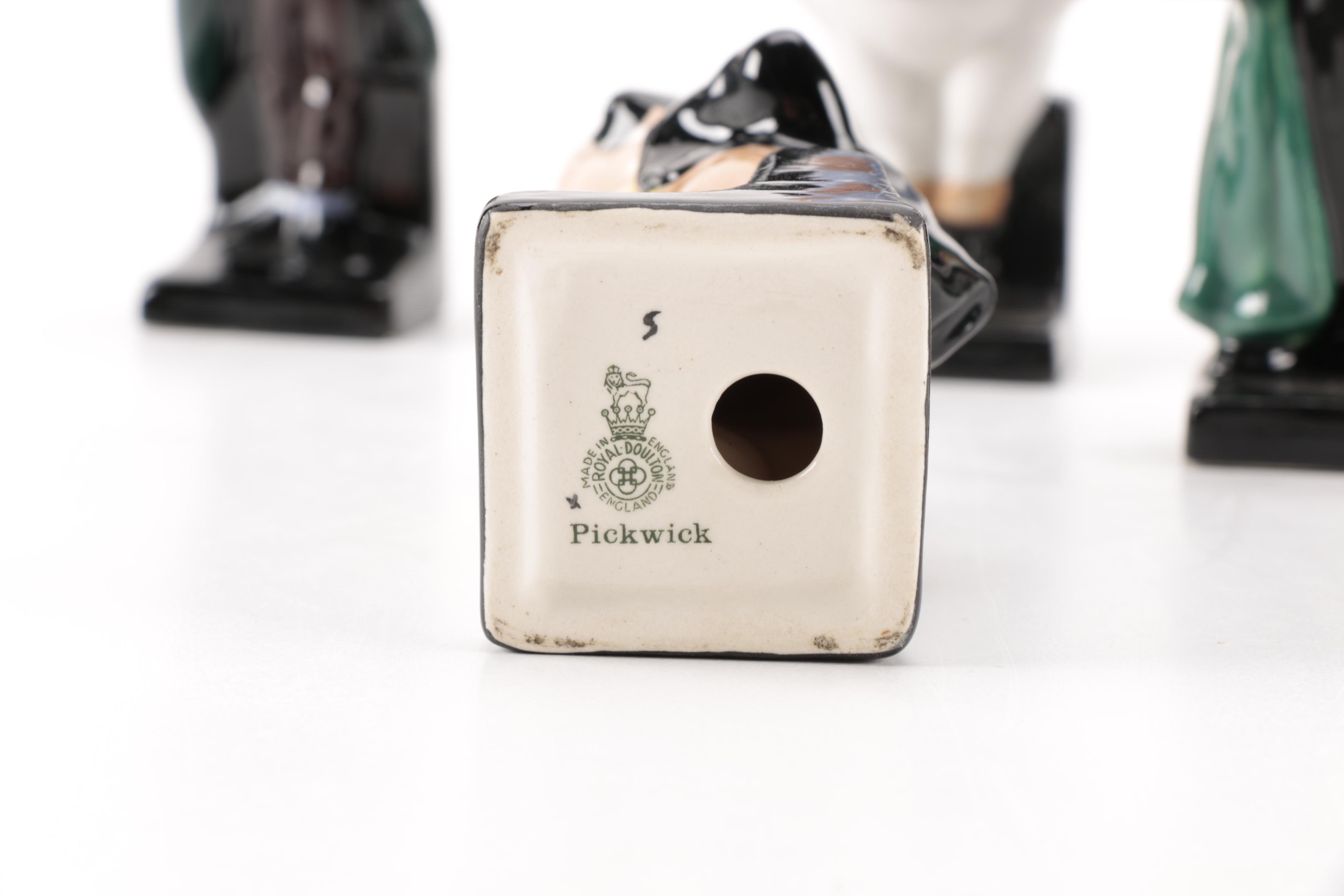 Royal Doulton Figurines of Charles Dickens "The Pickwick Papers" Characters