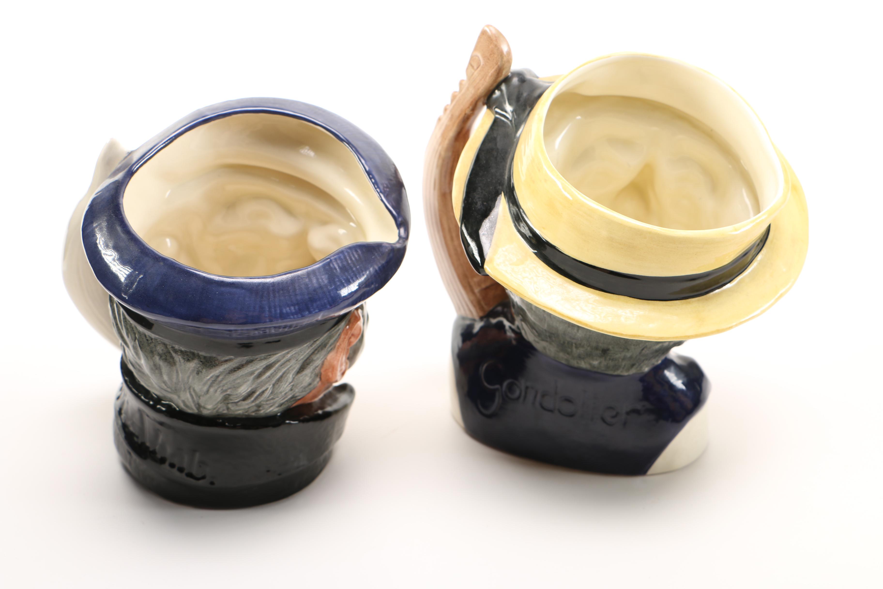 Royal Doulton Toby Mugs of Seafaring Men