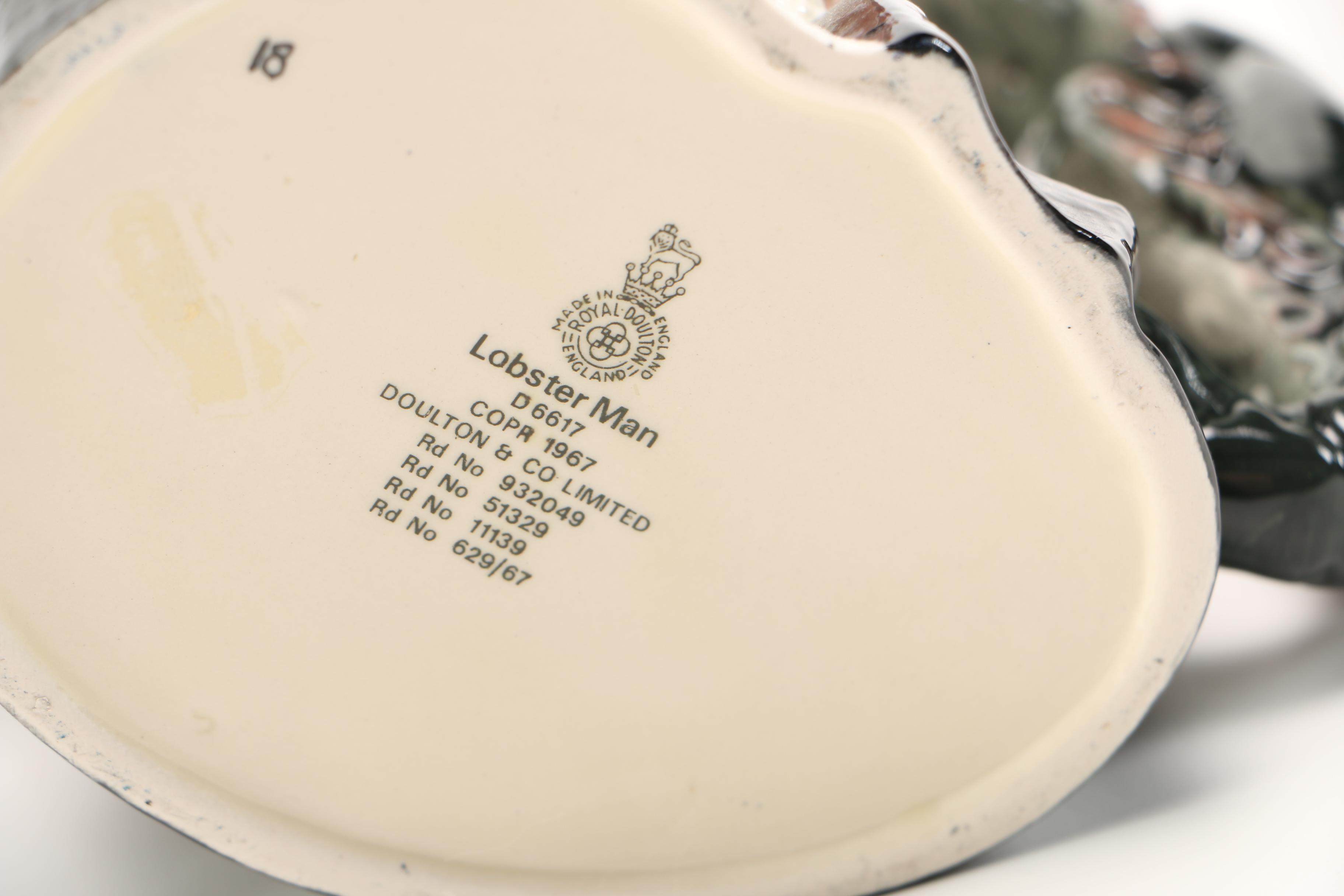 Royal Doulton Toby Mugs of Seafaring Men