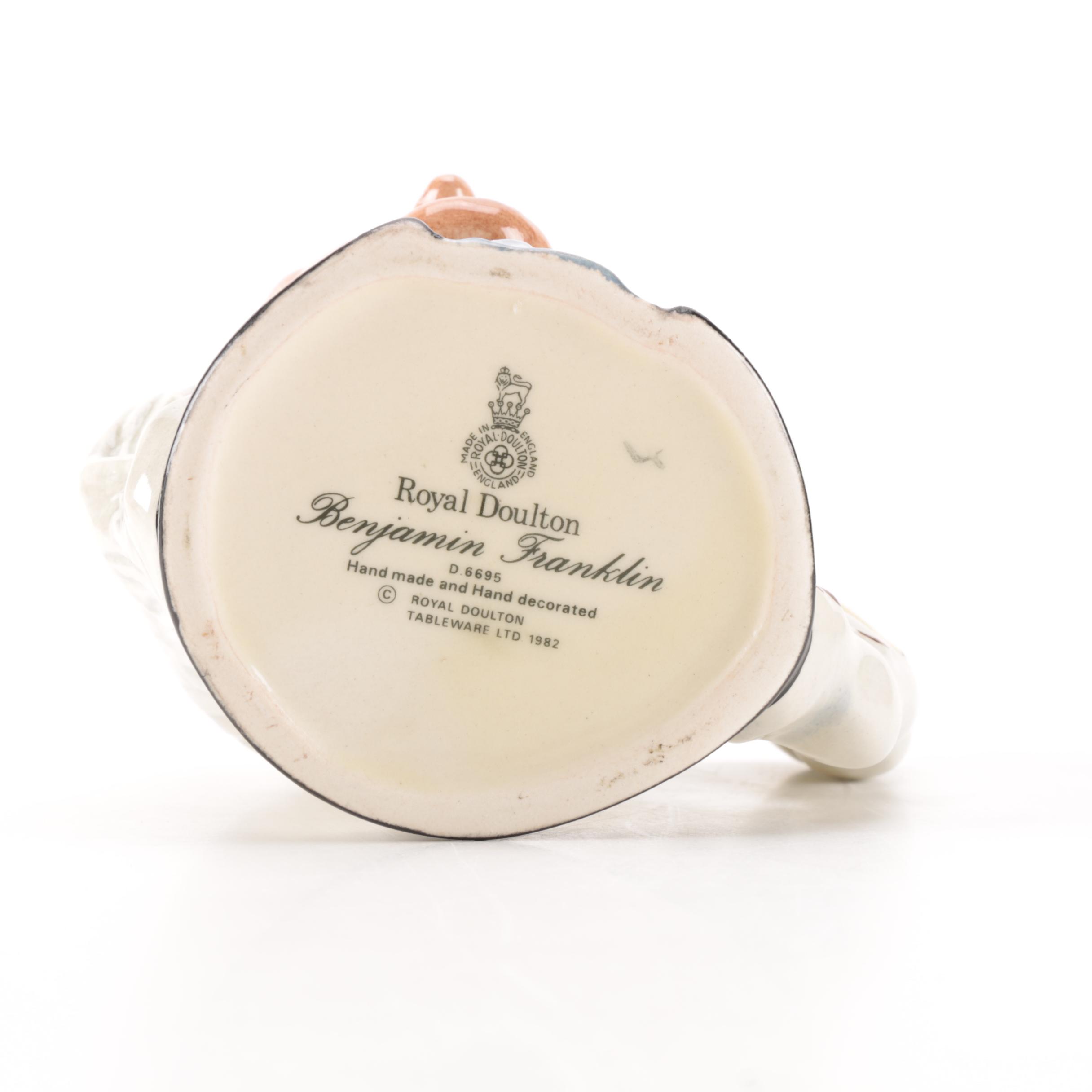 Royal Doulton Toby Jugs of Various Professionals