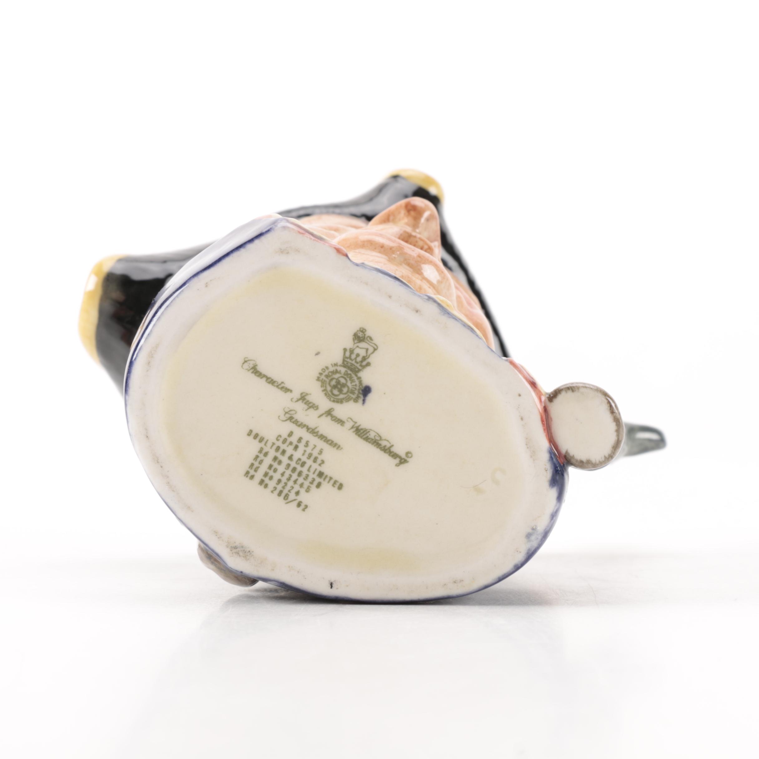 Royal Doulton Toby Jugs of Various Professionals