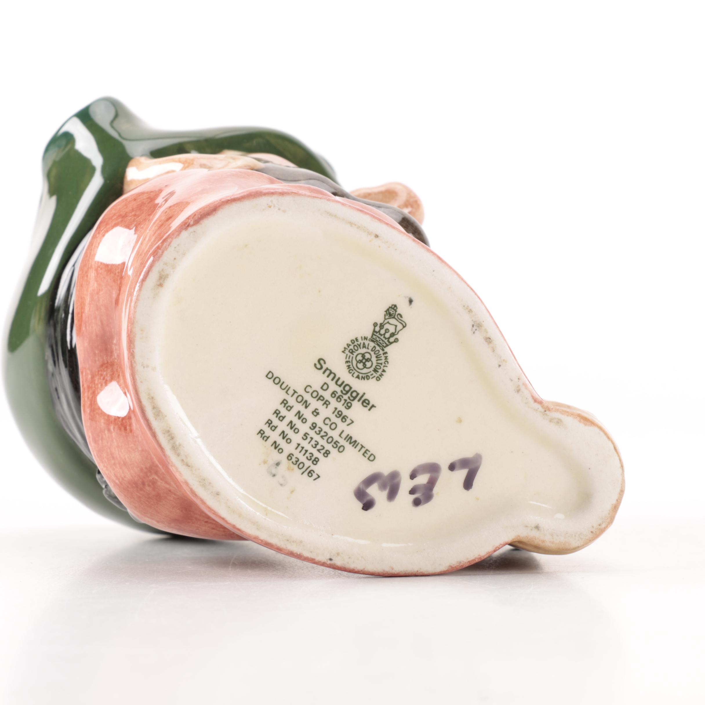 Royal Doulton Toby Jugs of Various Professionals