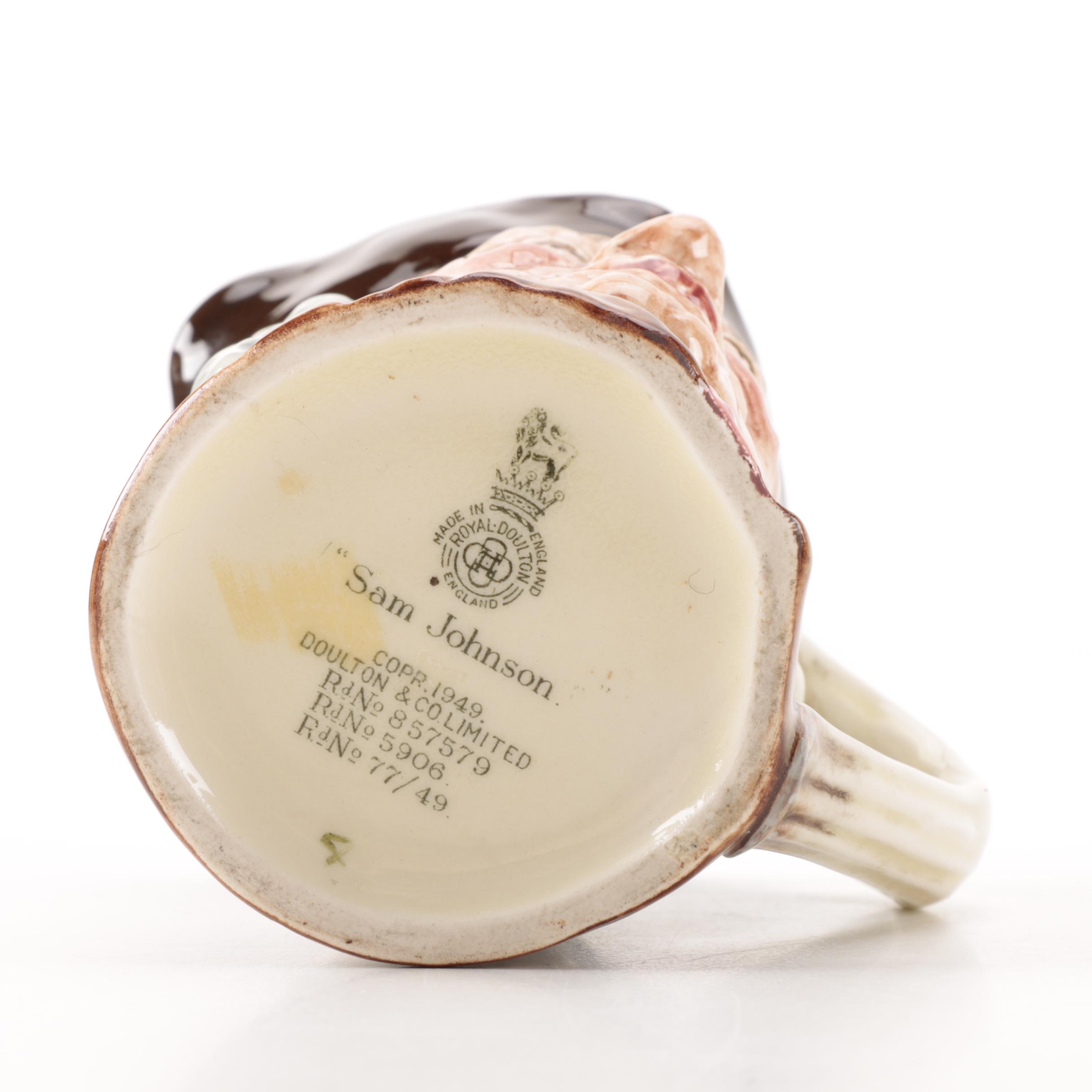 Royal Doulton Toby Jugs of Various Professionals