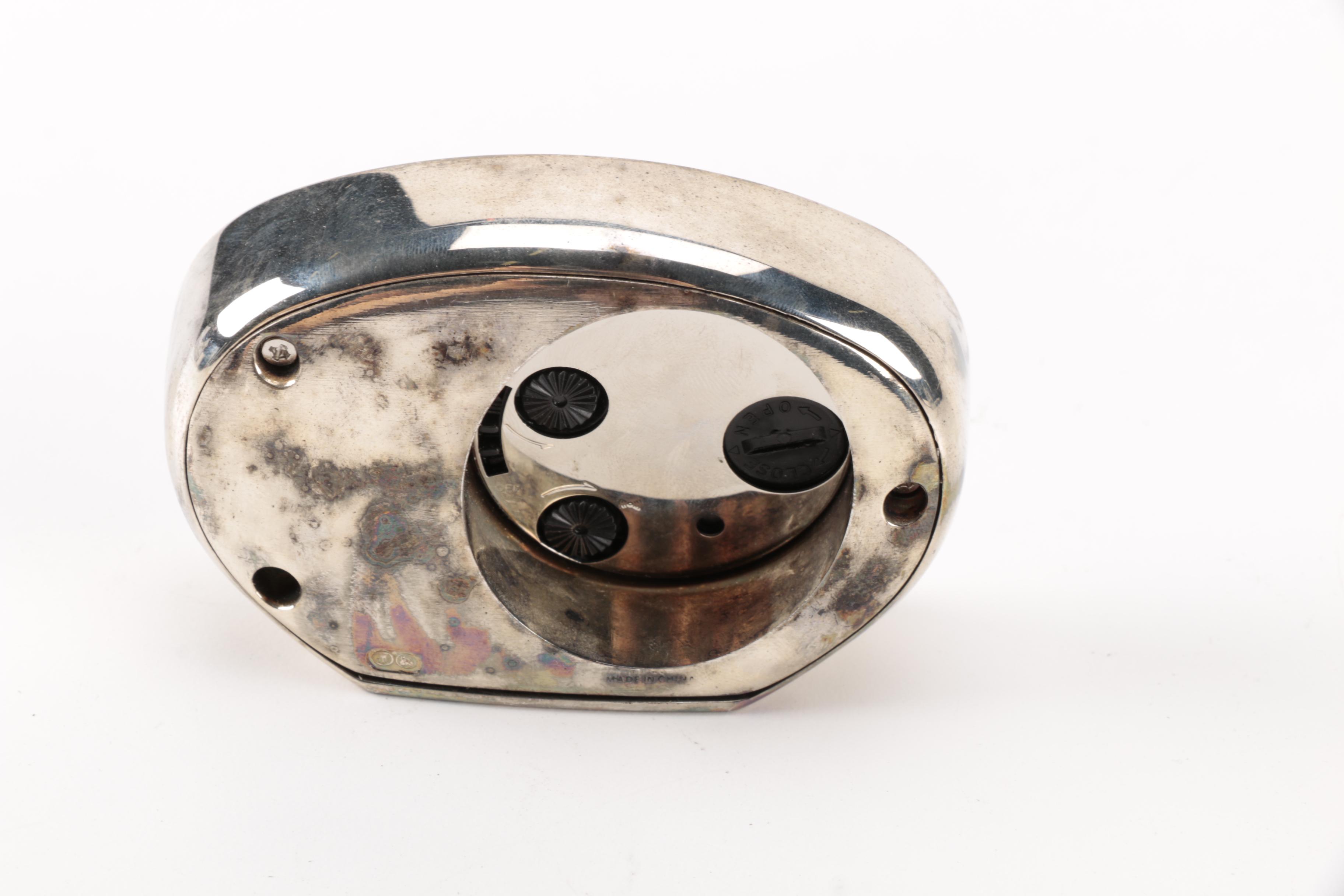 Small Metal Quartz Alarm Clock