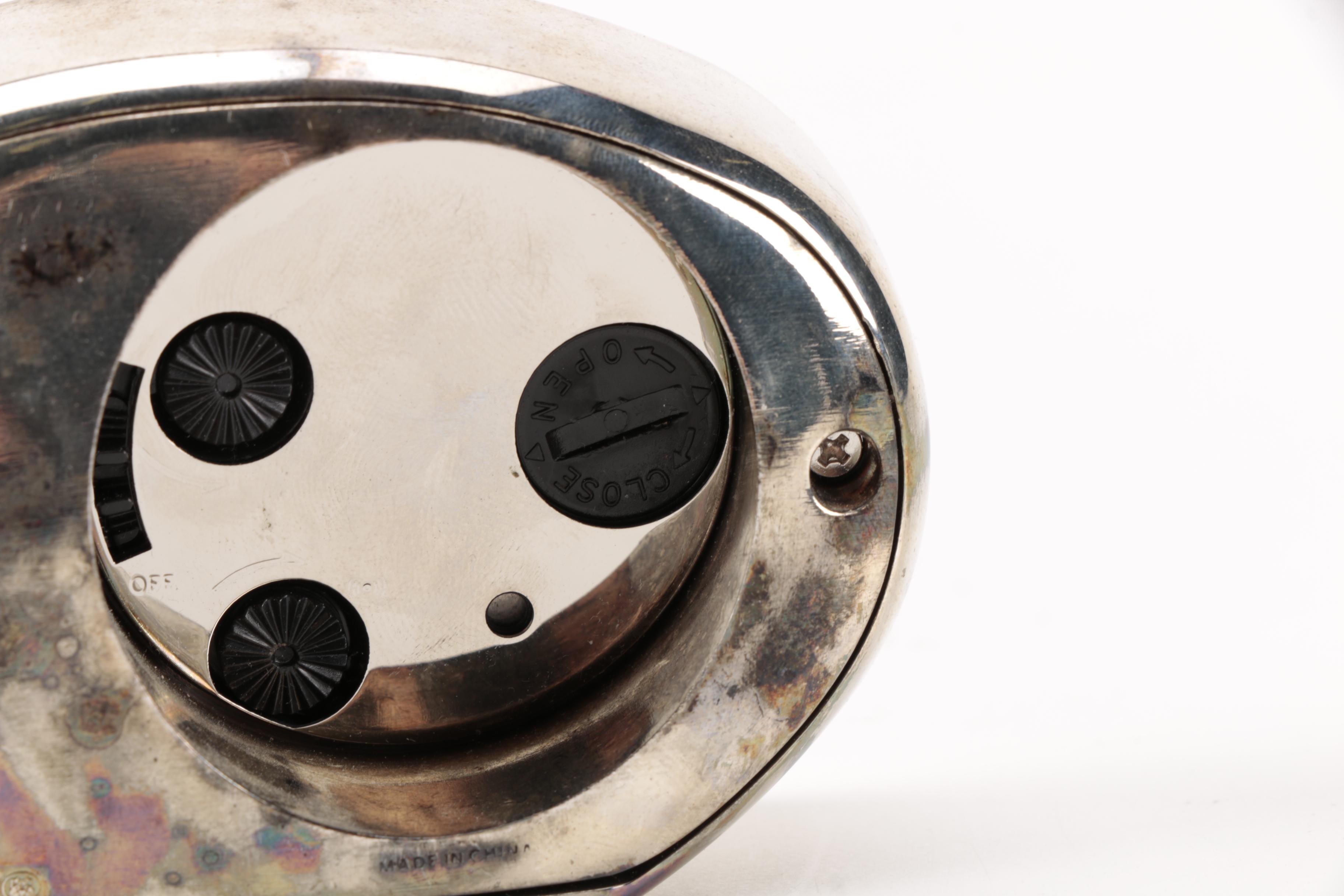 Small Metal Quartz Alarm Clock