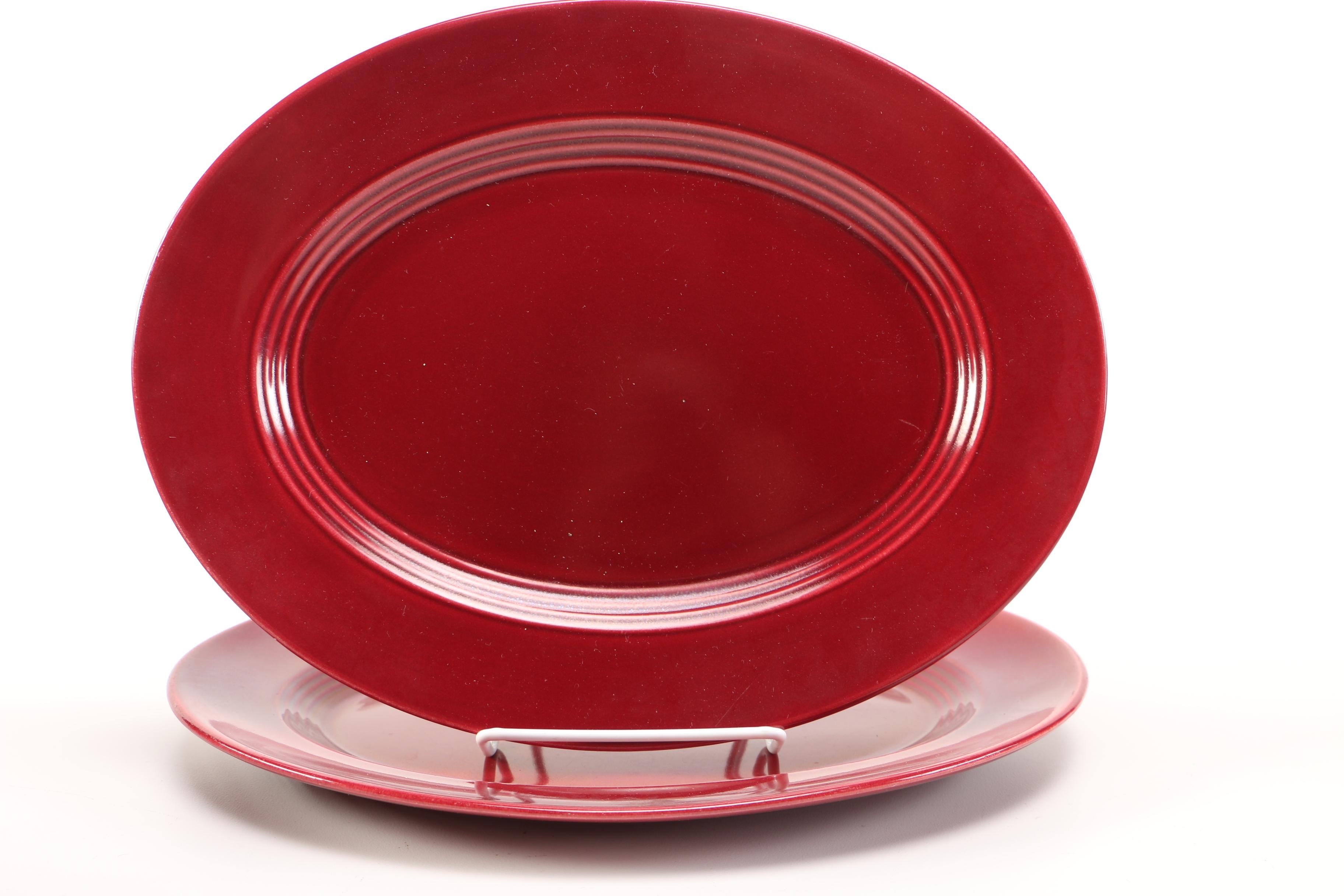 Vintage Homer Laughlin "Harlequin Red" Ceramic Tableware