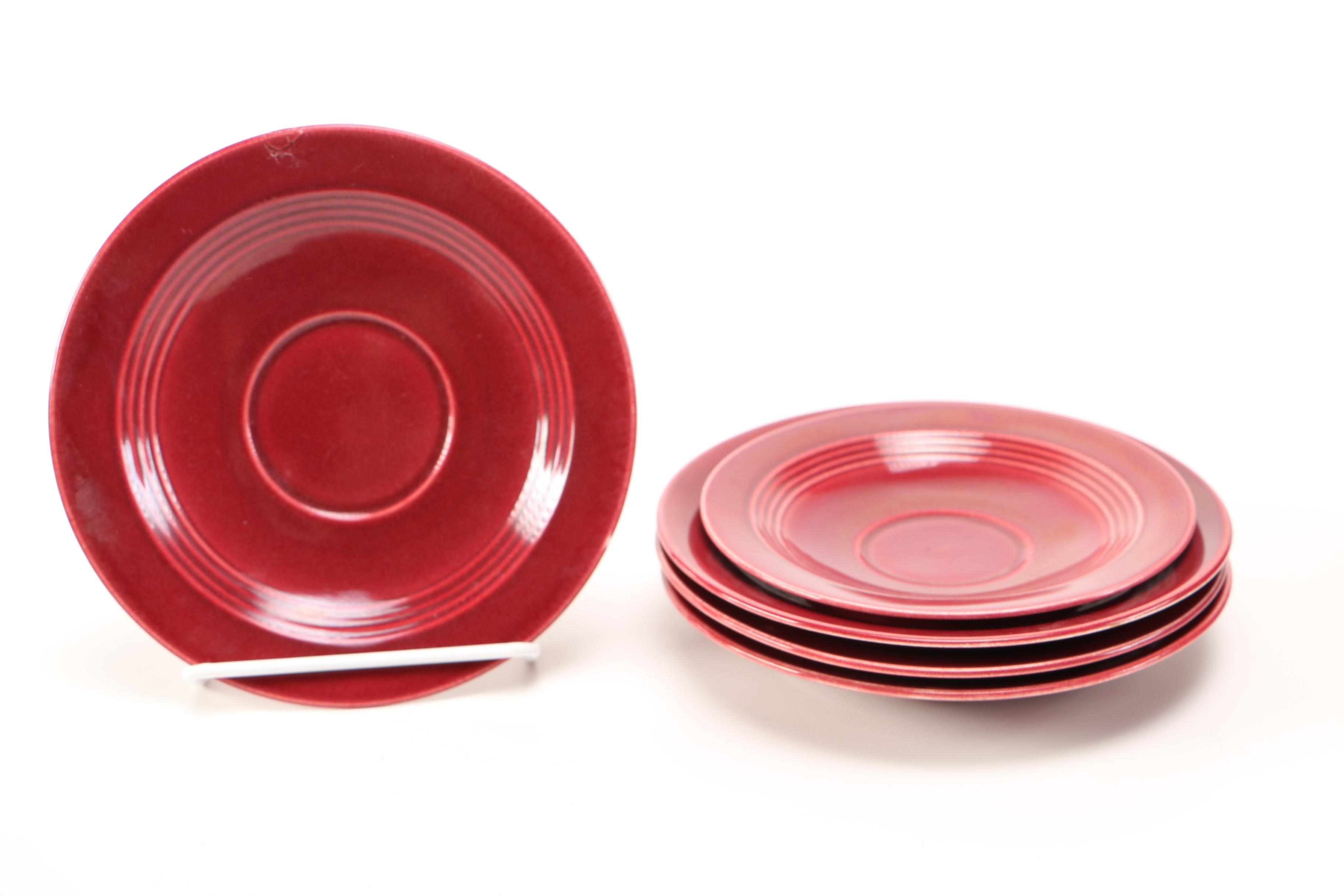 Vintage Homer Laughlin "Harlequin Red" Ceramic Tableware