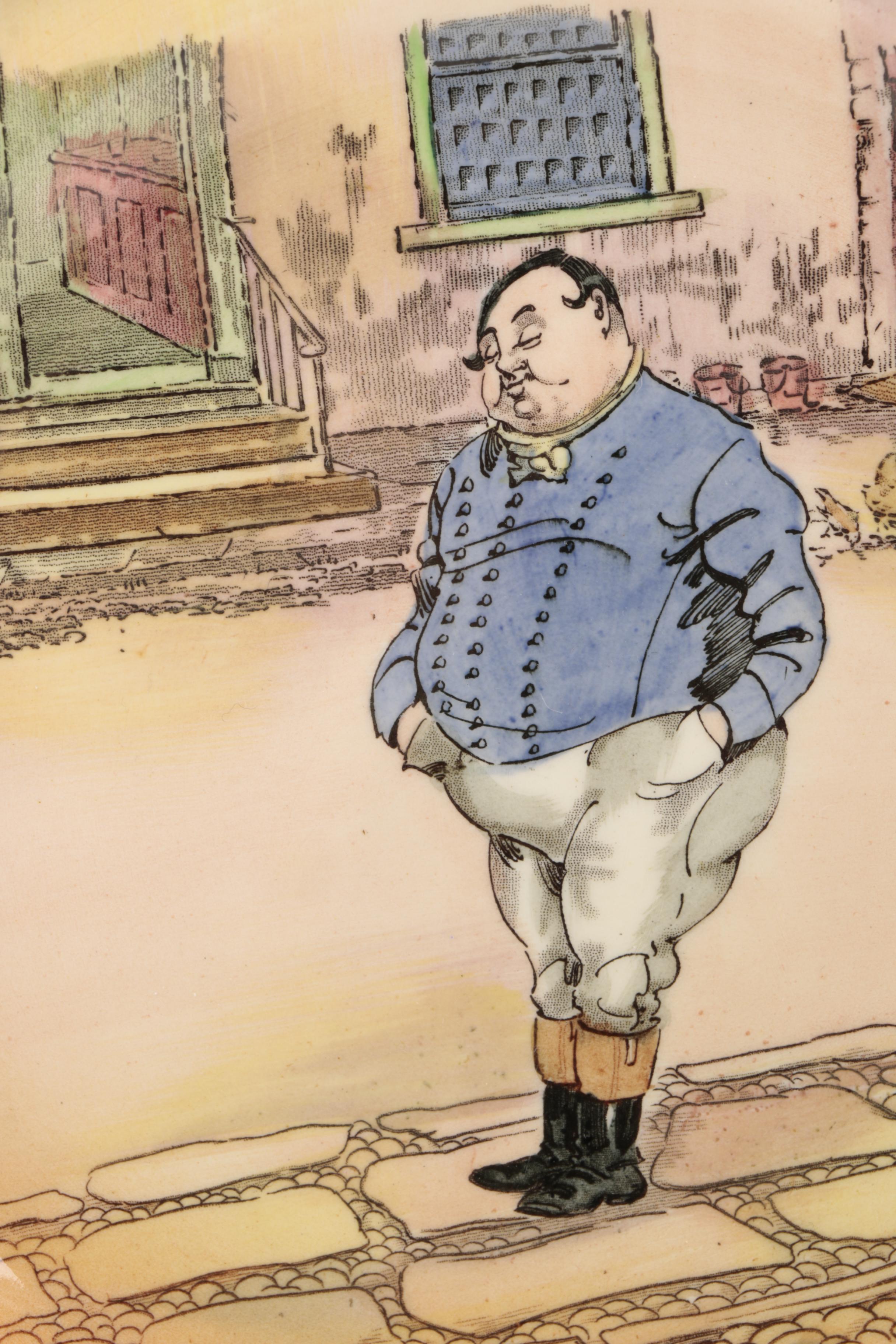 Royal Doulton "Dickens" Decorative Plate and Bowl