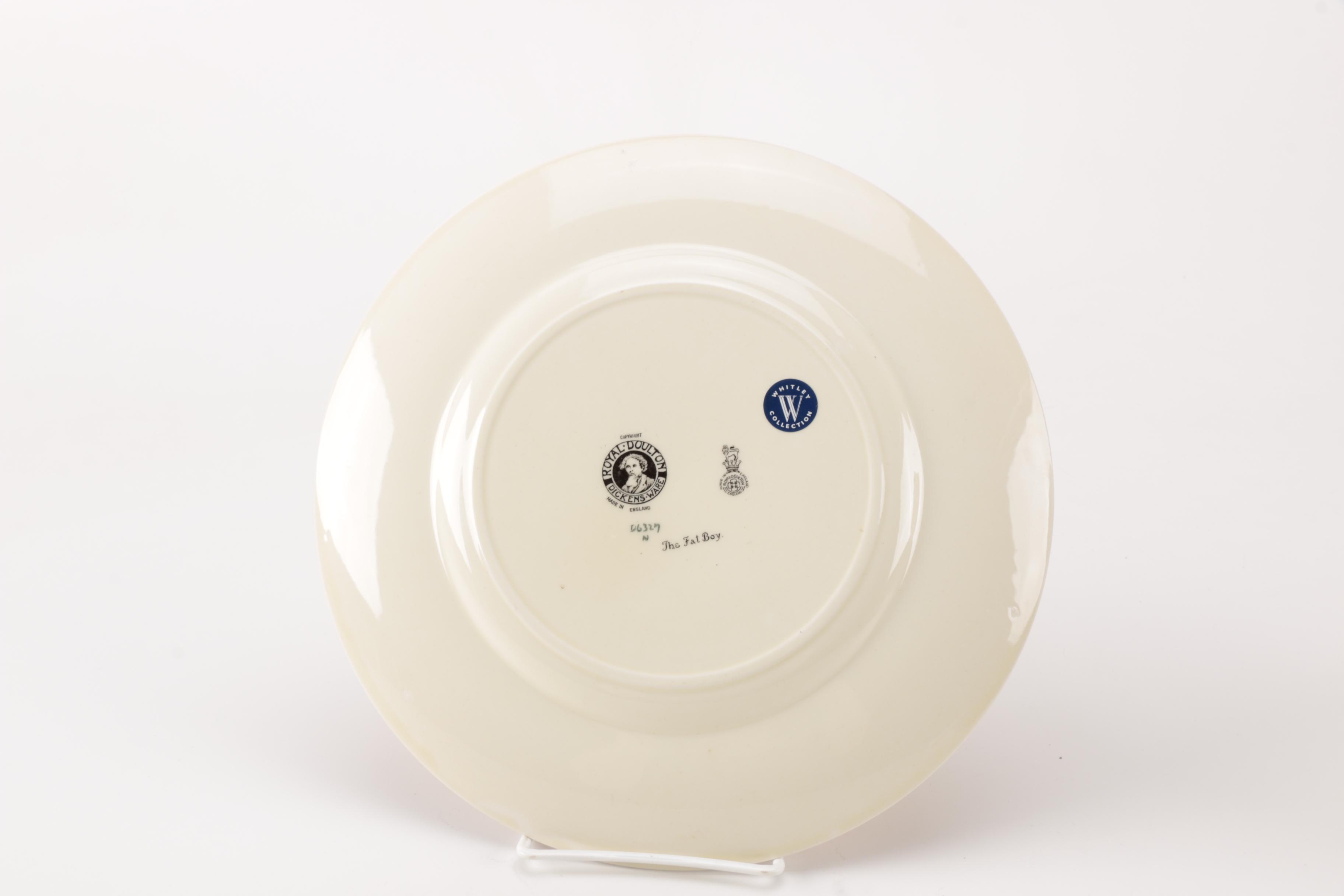 Royal Doulton "Dickens" Decorative Plate and Bowl