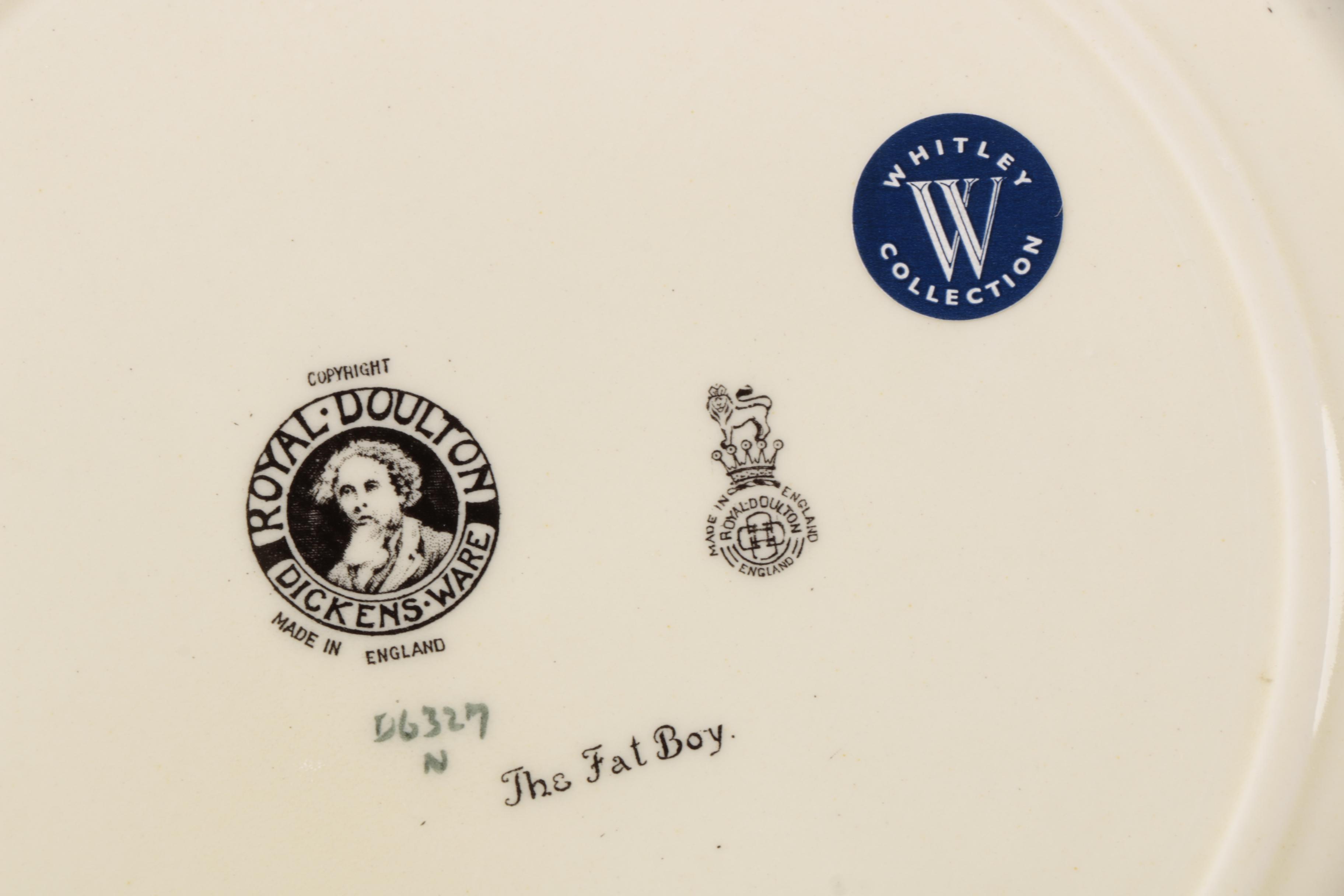 Royal Doulton "Dickens" Decorative Plate and Bowl