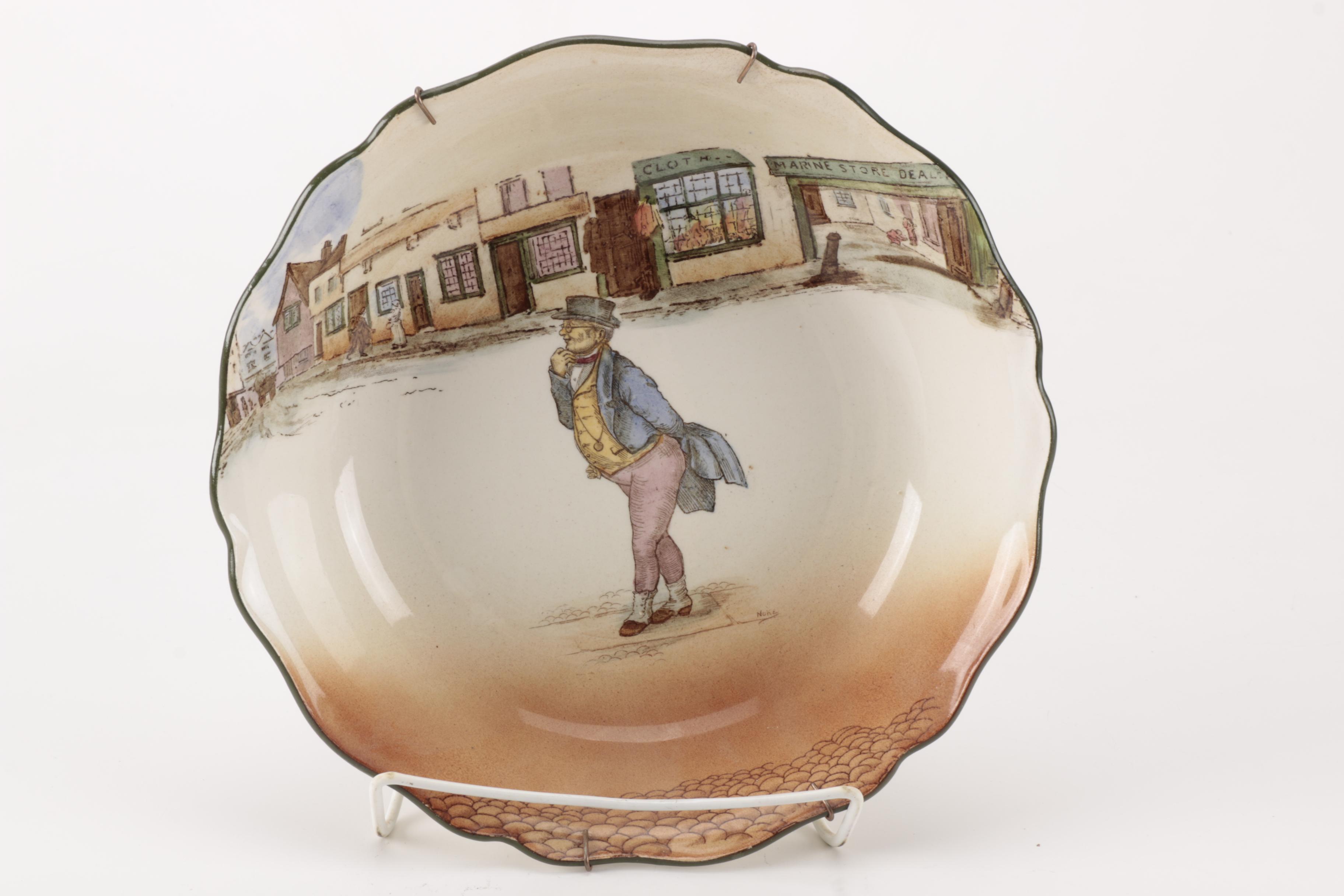Royal Doulton "Dickens" Decorative Plate and Bowl
