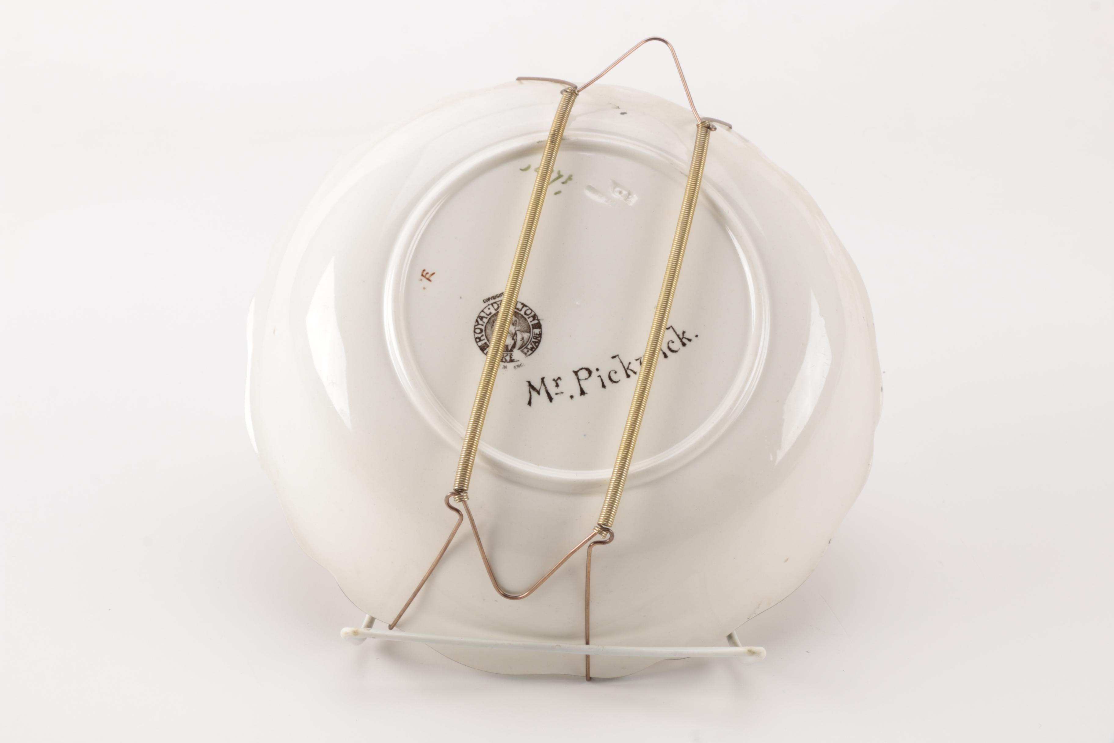 Royal Doulton "Dickens" Decorative Plate and Bowl