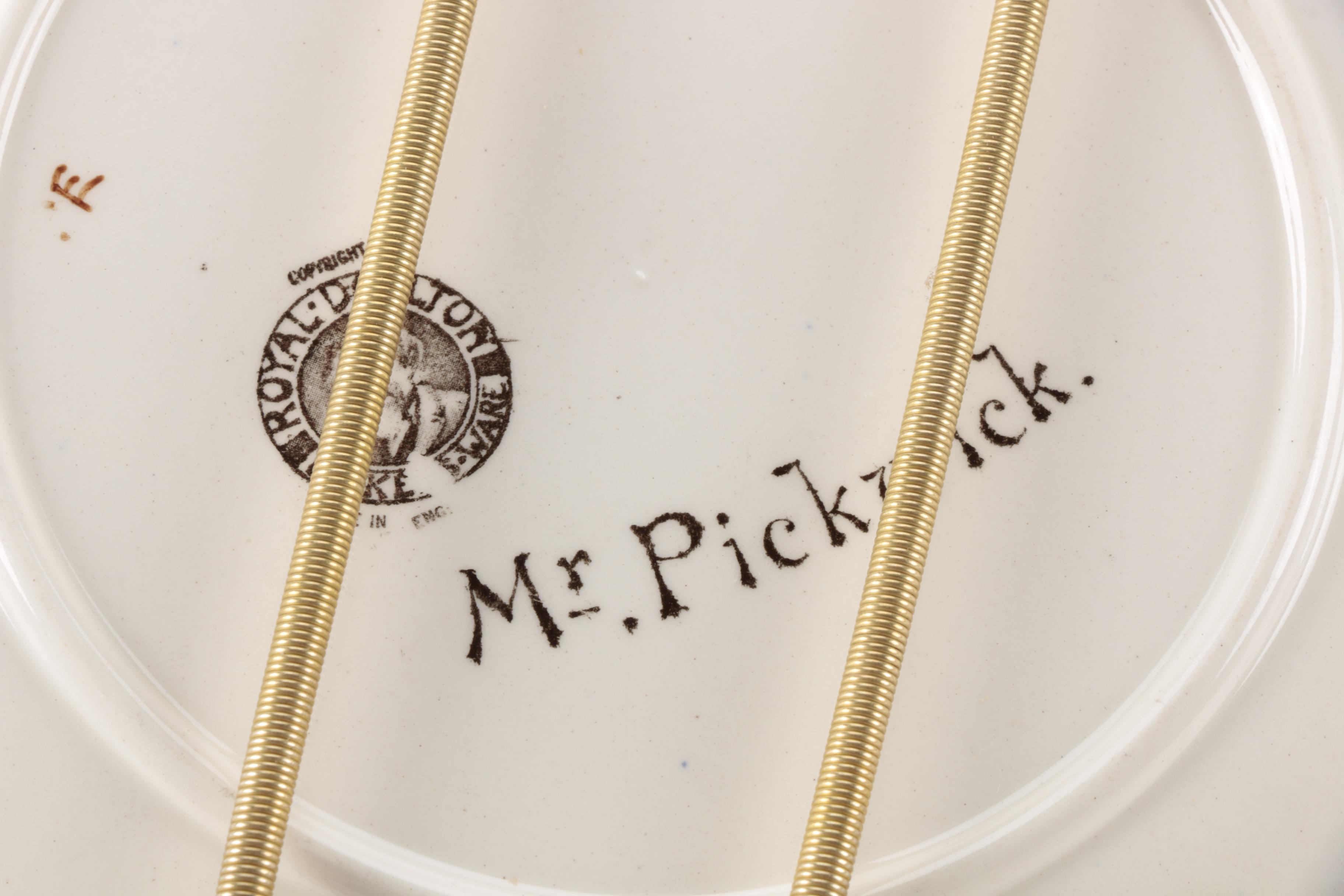 Royal Doulton "Dickens" Decorative Plate and Bowl