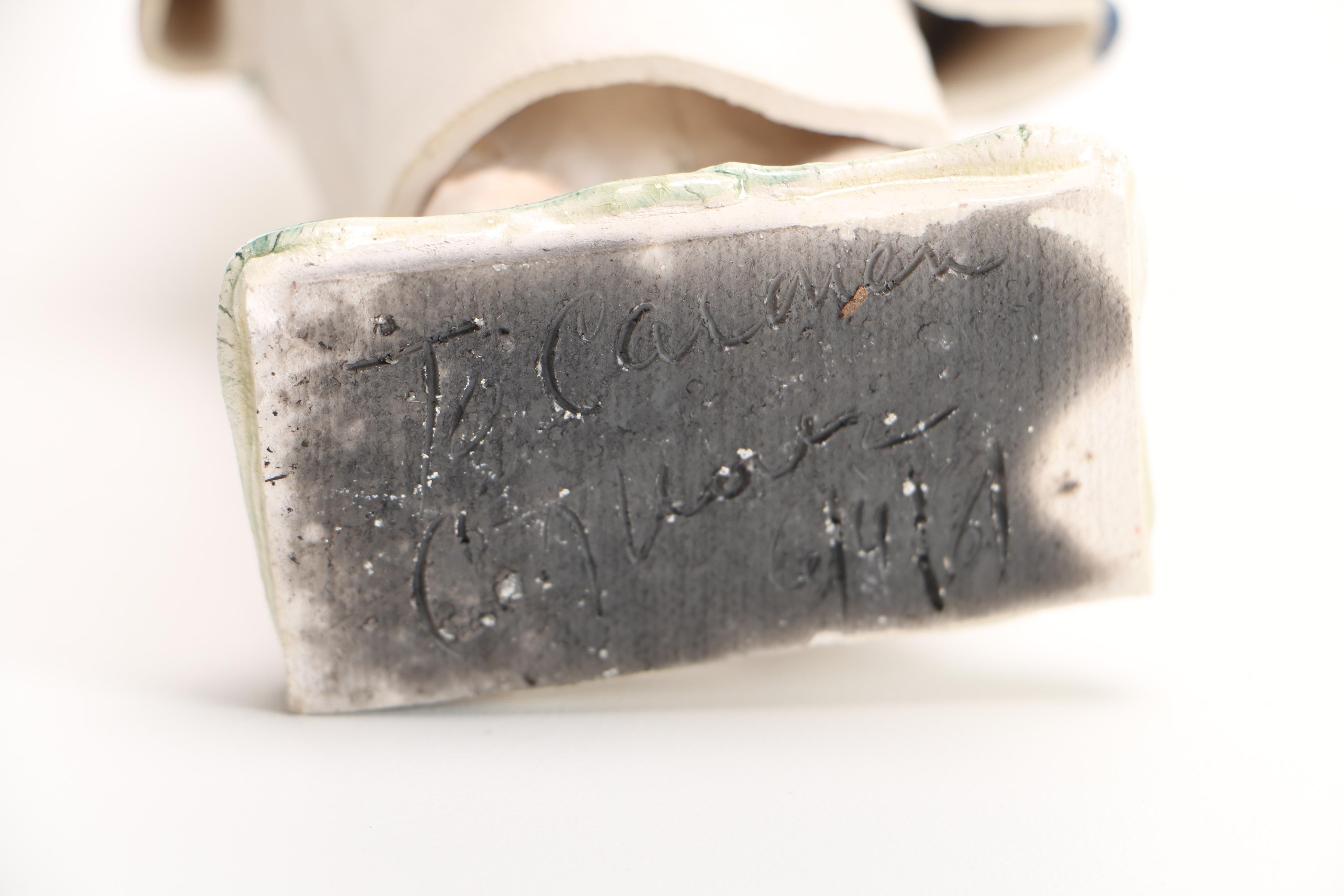 Chris Moses Art Pottery Nurse Figurine