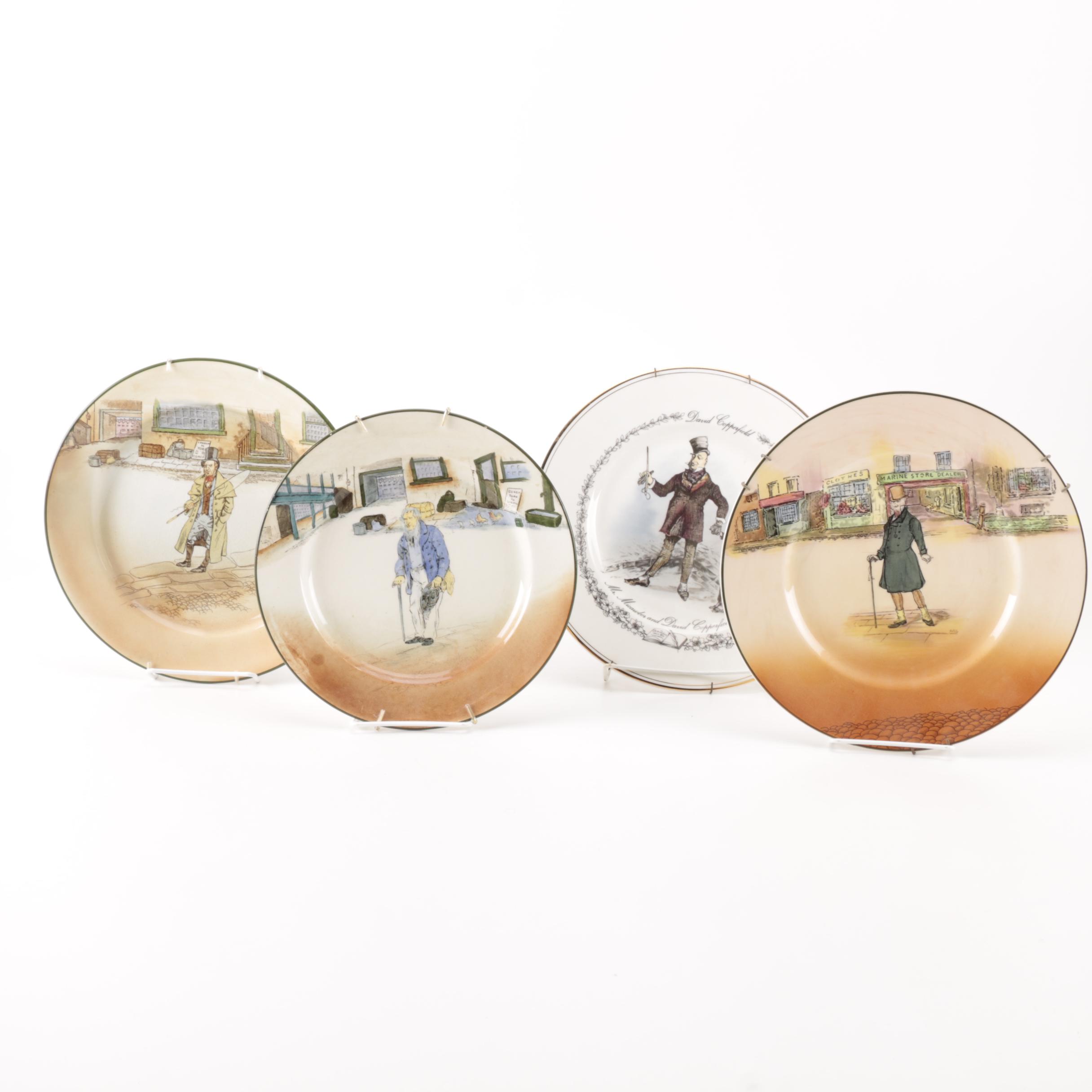 Royal Doulton Dickens Ware Collector's Plates of "David Copperfield" Characters