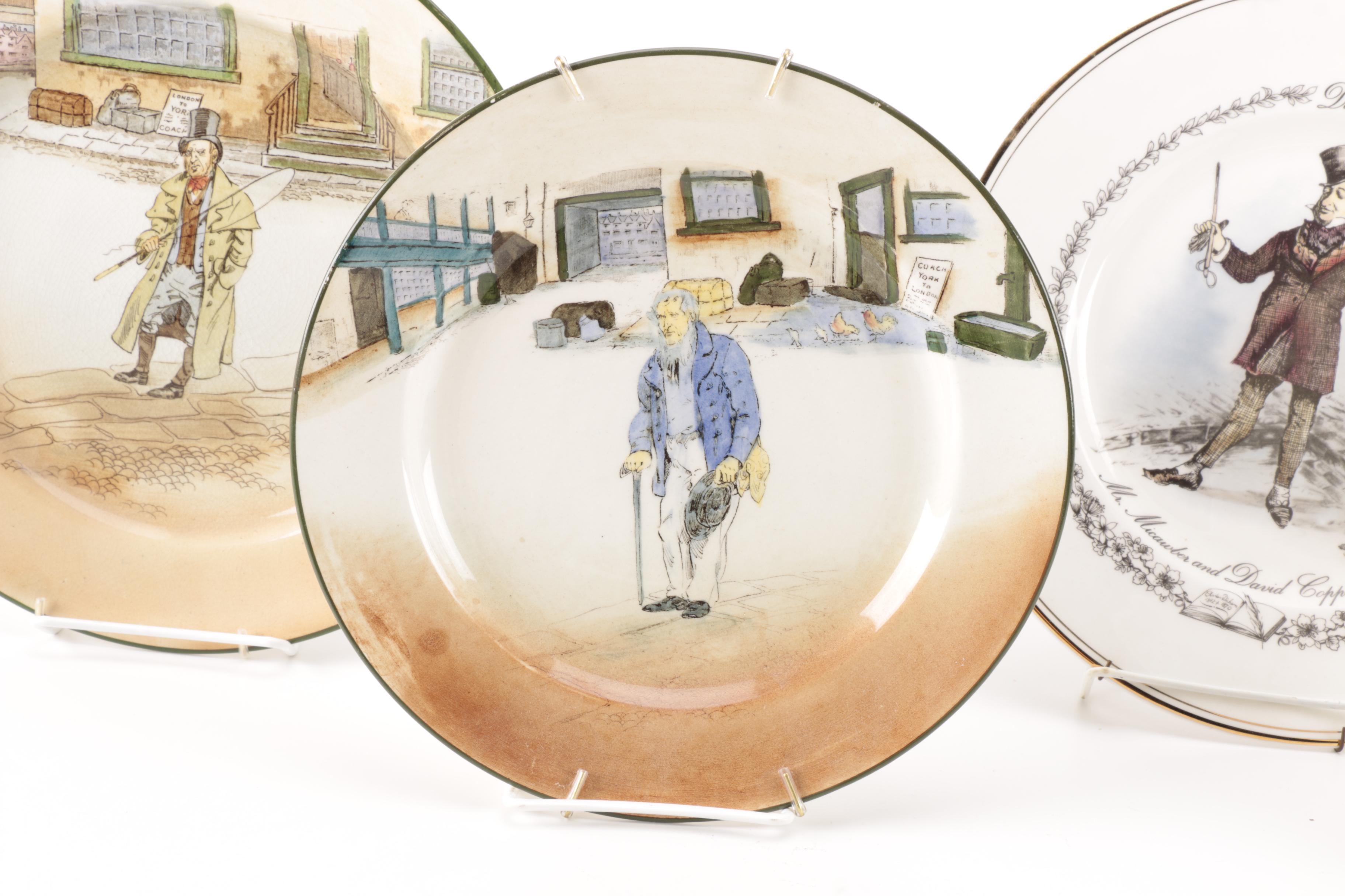 Royal Doulton Dickens Ware Collector's Plates of "David Copperfield" Characters