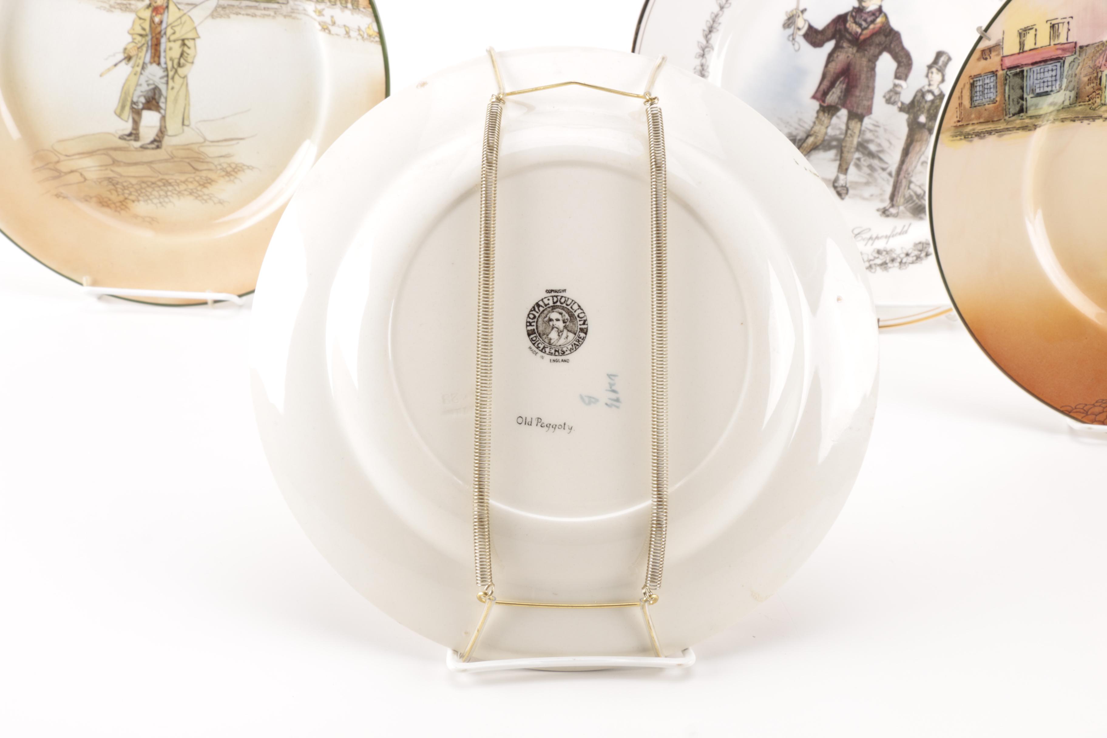 Royal Doulton Dickens Ware Collector's Plates of "David Copperfield" Characters