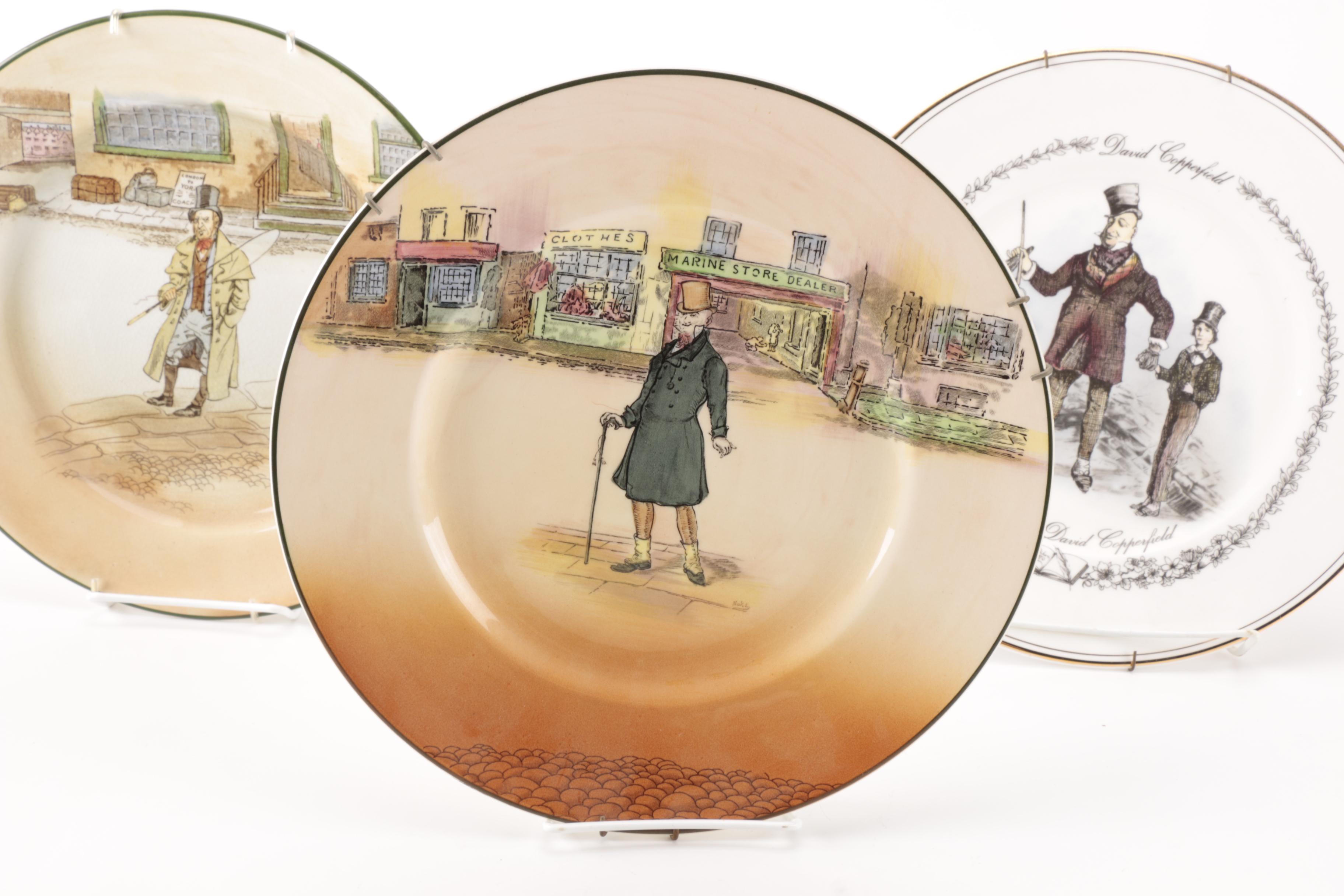 Royal Doulton Dickens Ware Collector's Plates of "David Copperfield" Characters