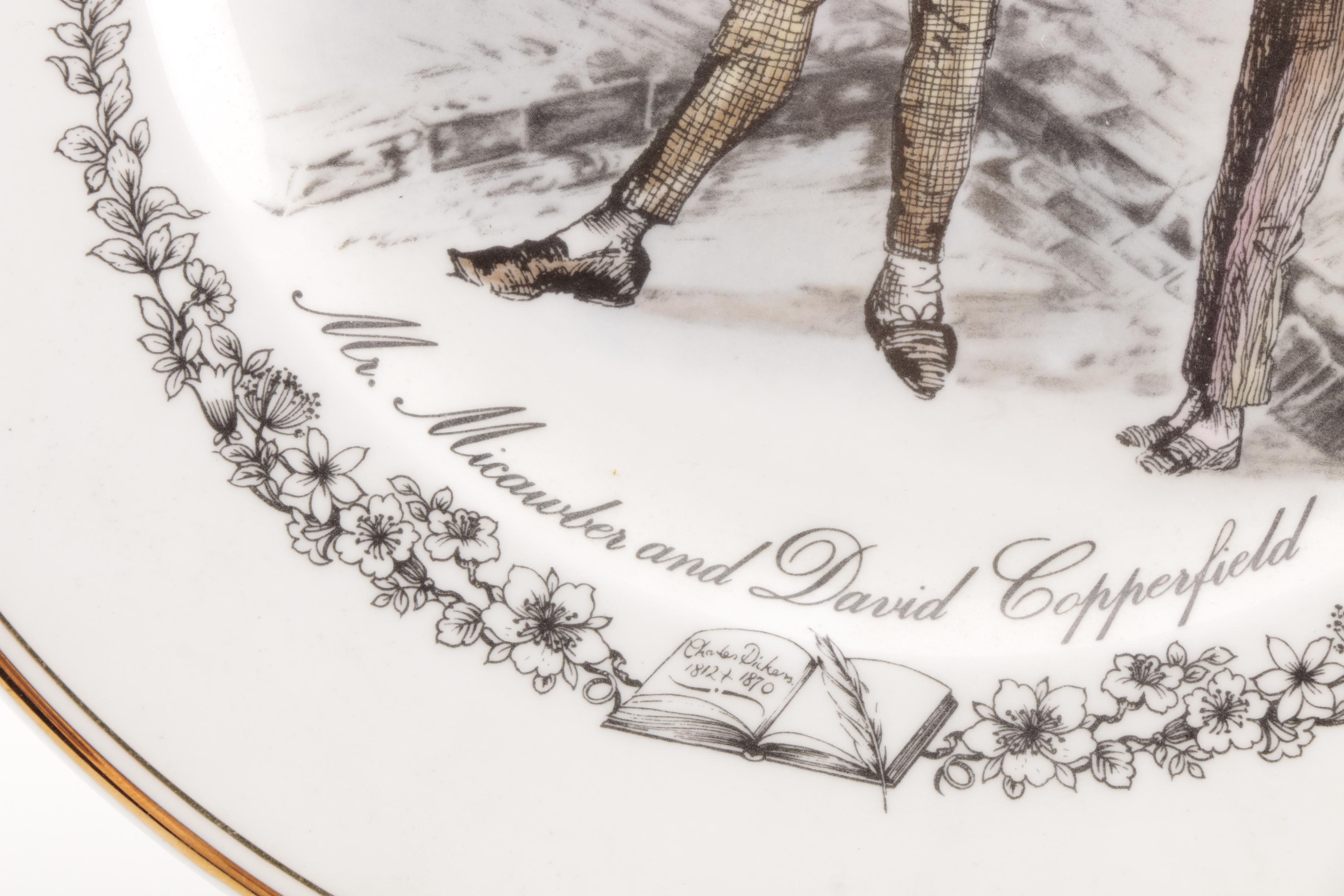 Royal Doulton Dickens Ware Collector's Plates of "David Copperfield" Characters