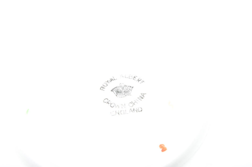 Royal Albert Crown China "Devon Black" Dinnerware