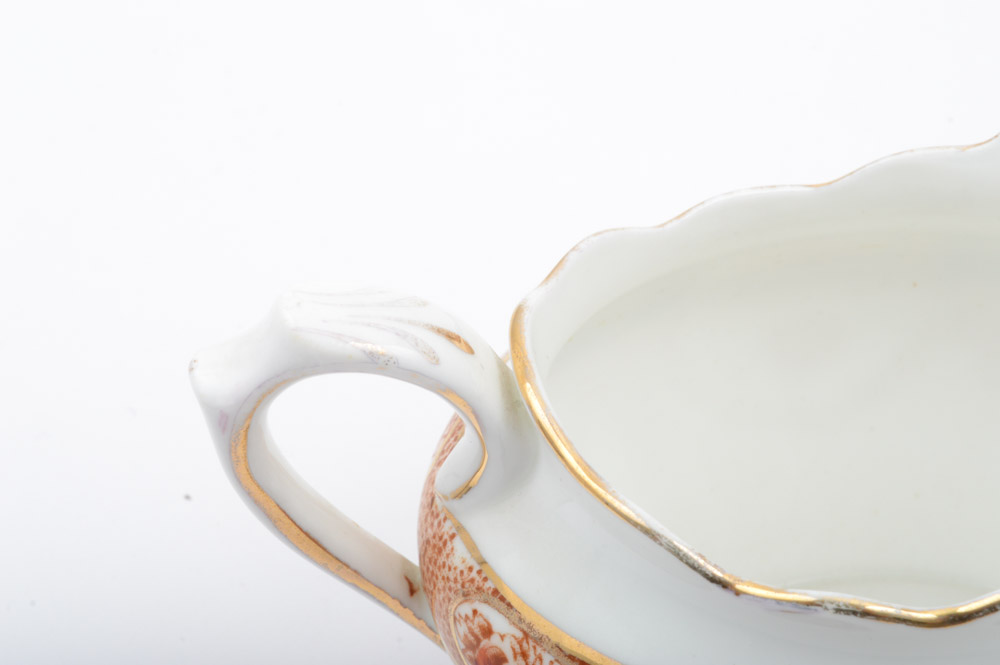 Royal Albert Crown China "Devon Black" Dinnerware