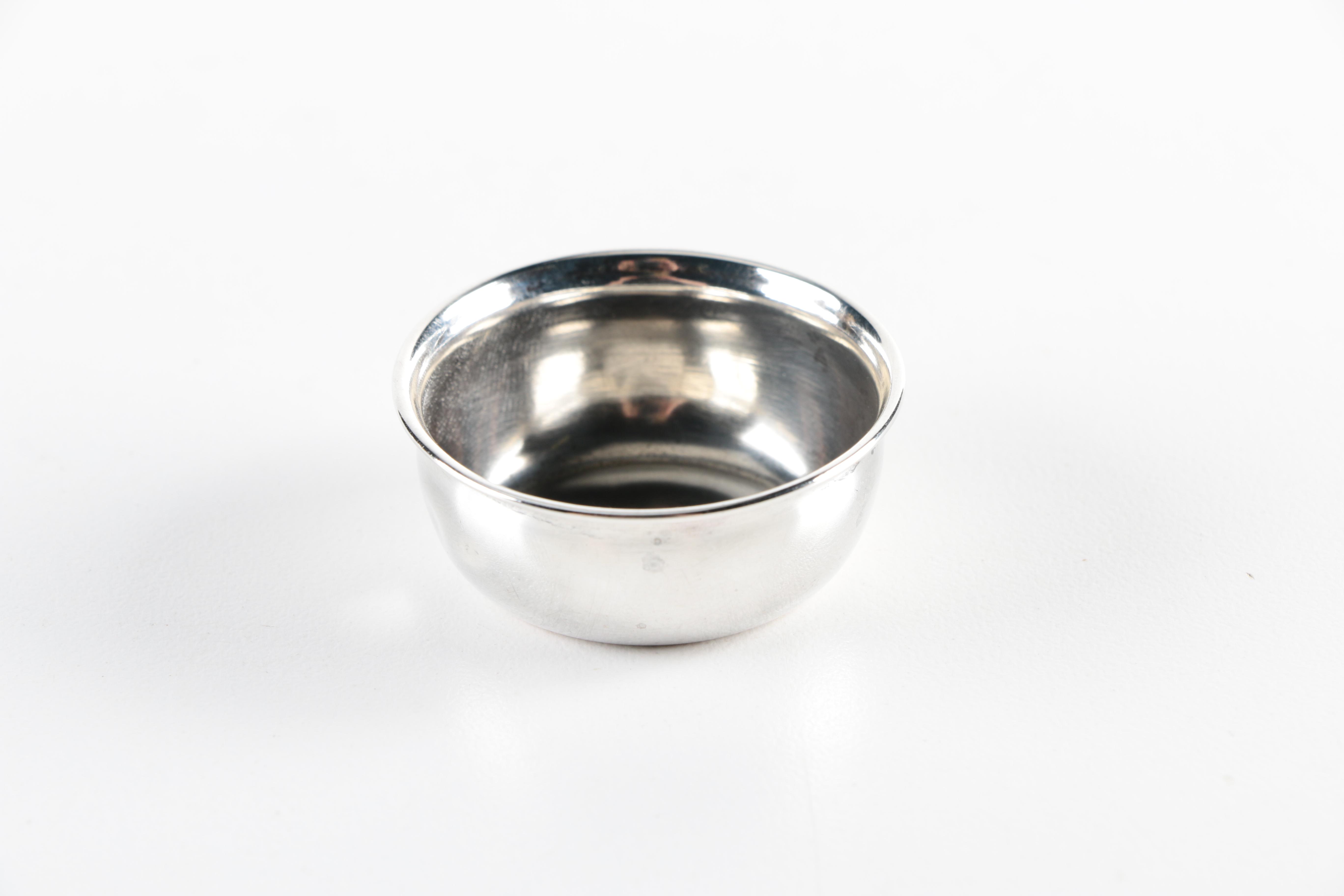 Sterling Silver Manufacturing Company "Arcadia" Sterling Salt Cellars and Spoons