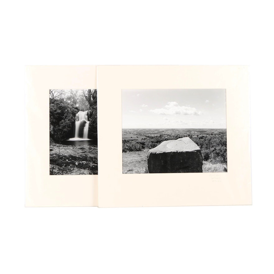 Philip M. Harris Digitally Printed Photographs "Yorkshire Doles" and "Alport Heights"