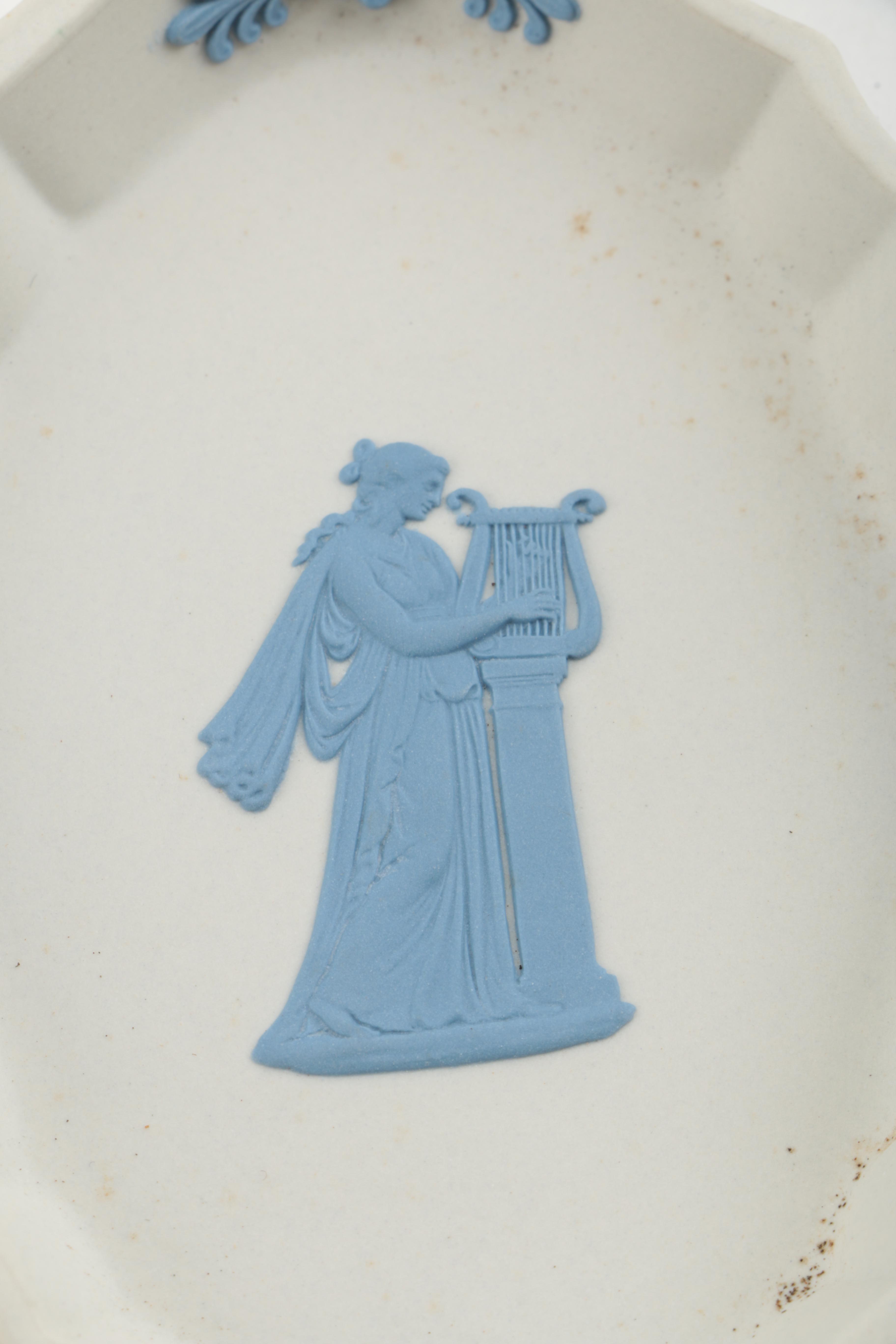 Wedgwood Blue Jasper Spill Vase and Others