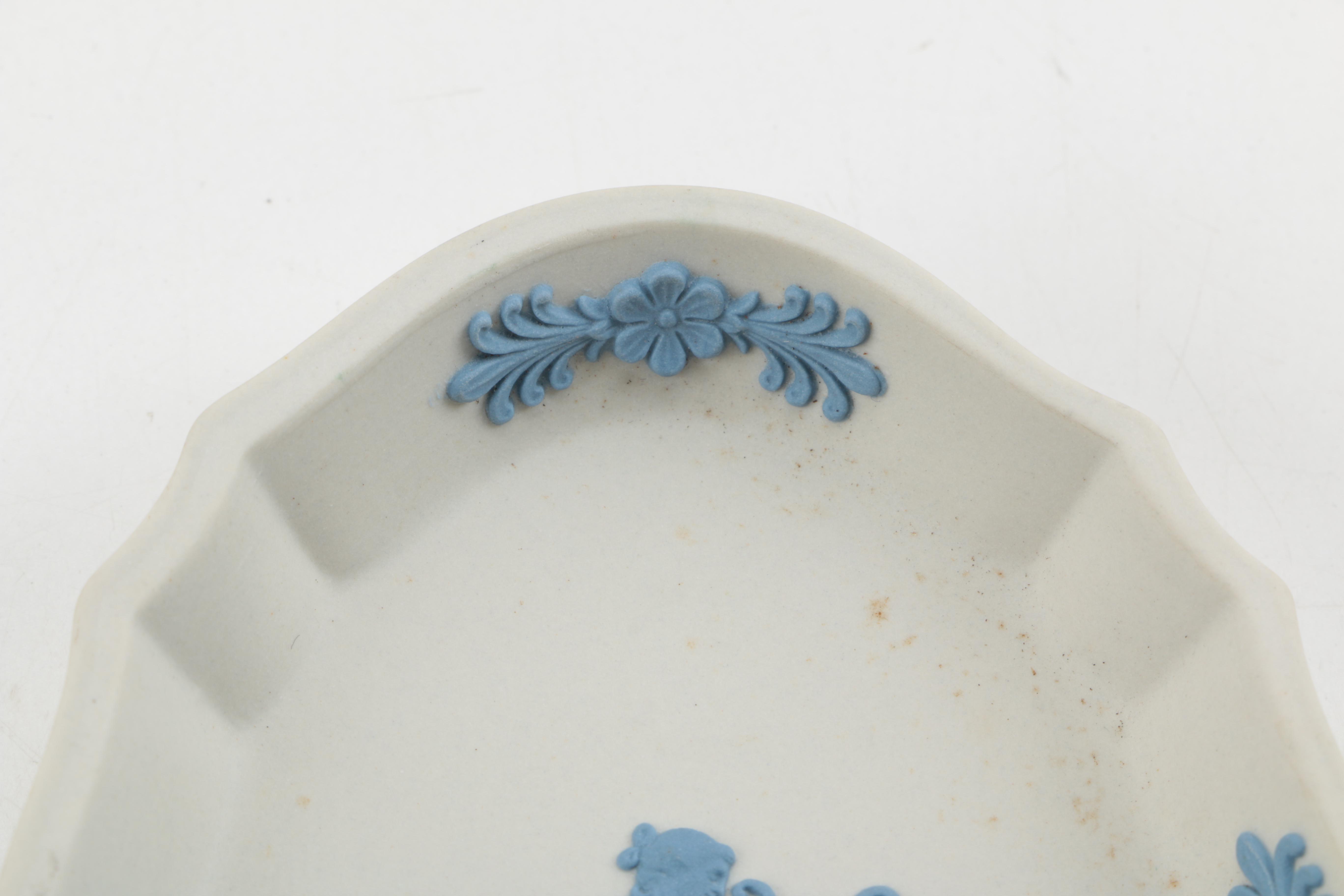 Wedgwood Blue Jasper Spill Vase and Others