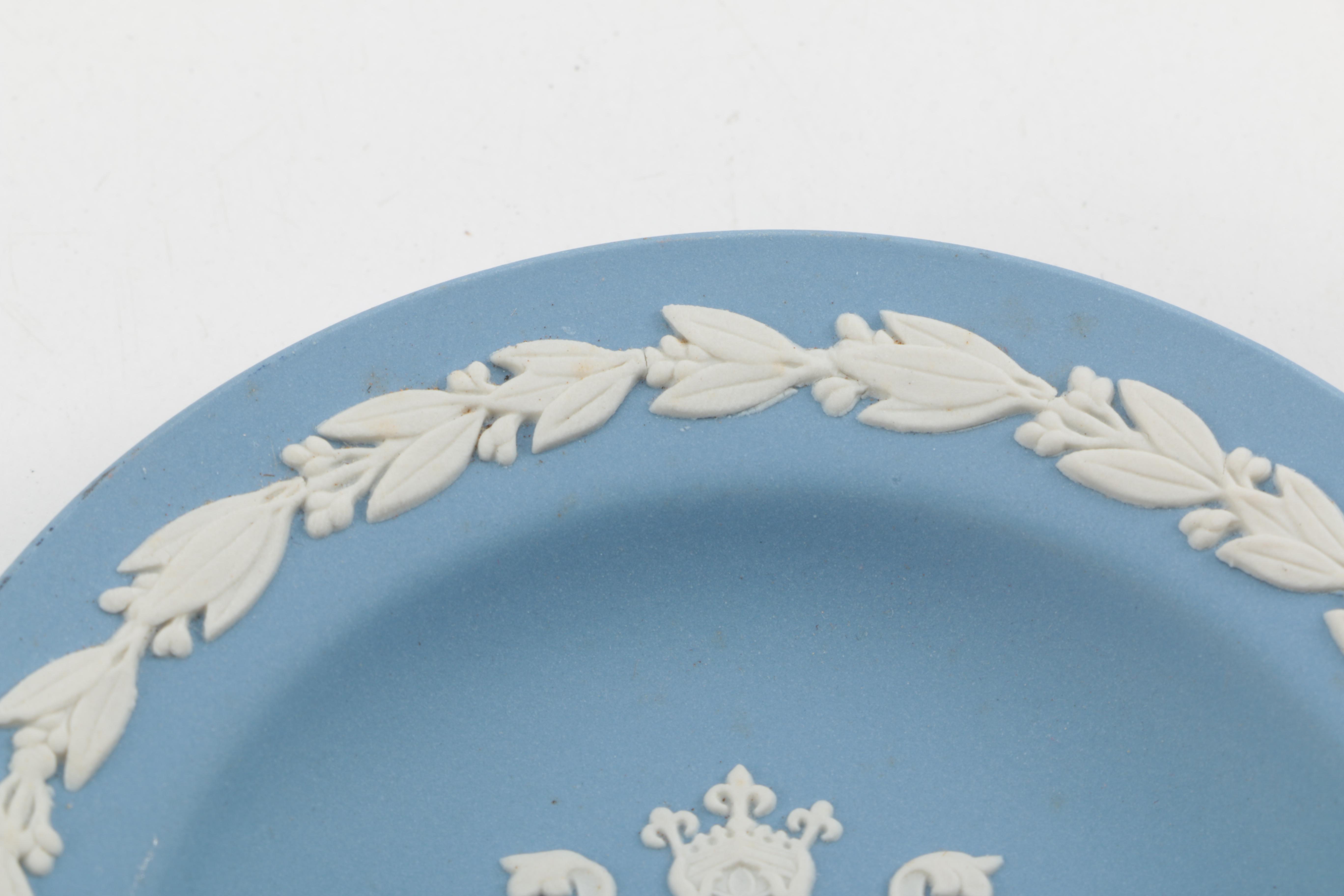 Wedgwood Blue Jasper Spill Vase and Others