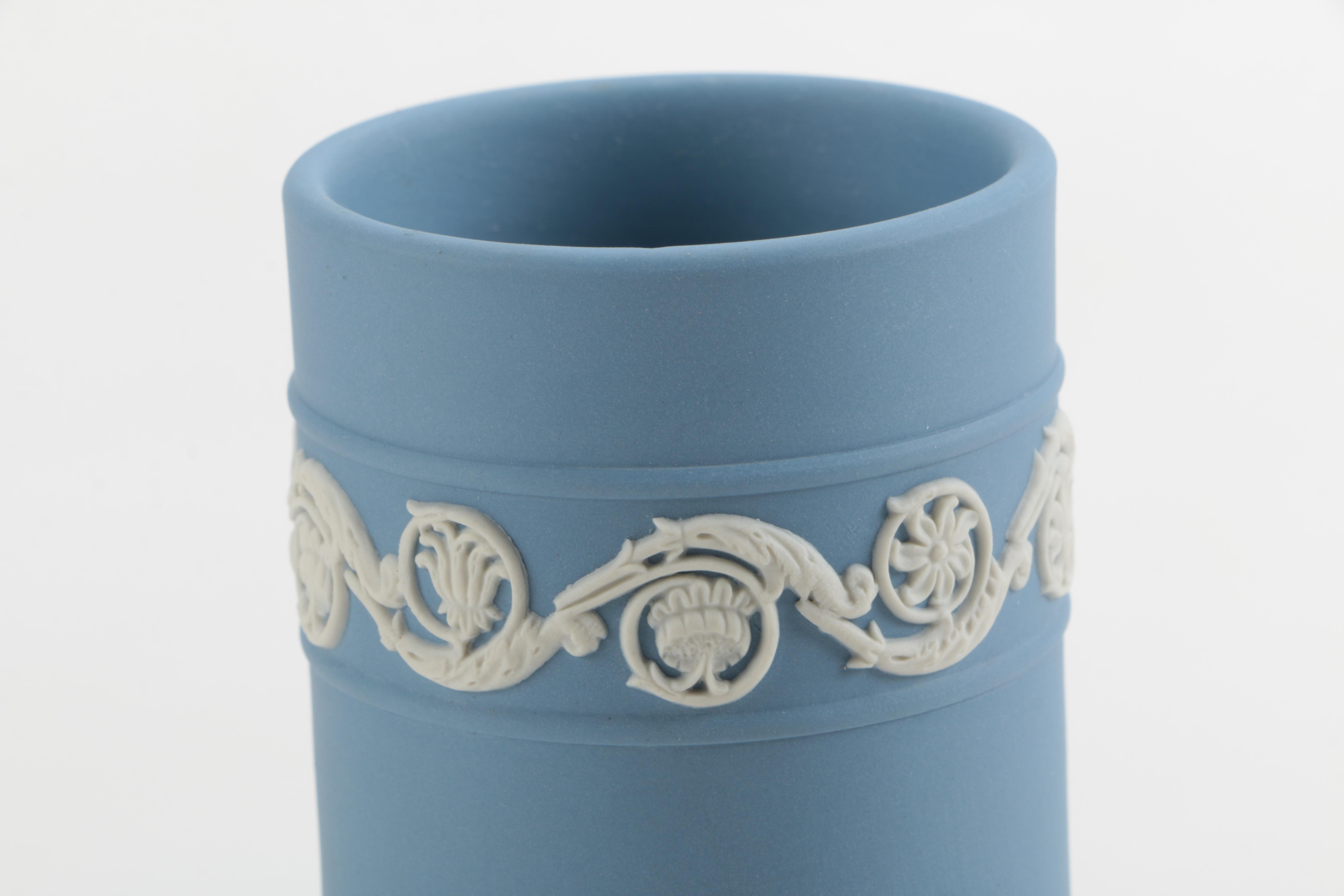 Wedgwood Blue Jasper Spill Vase and Others