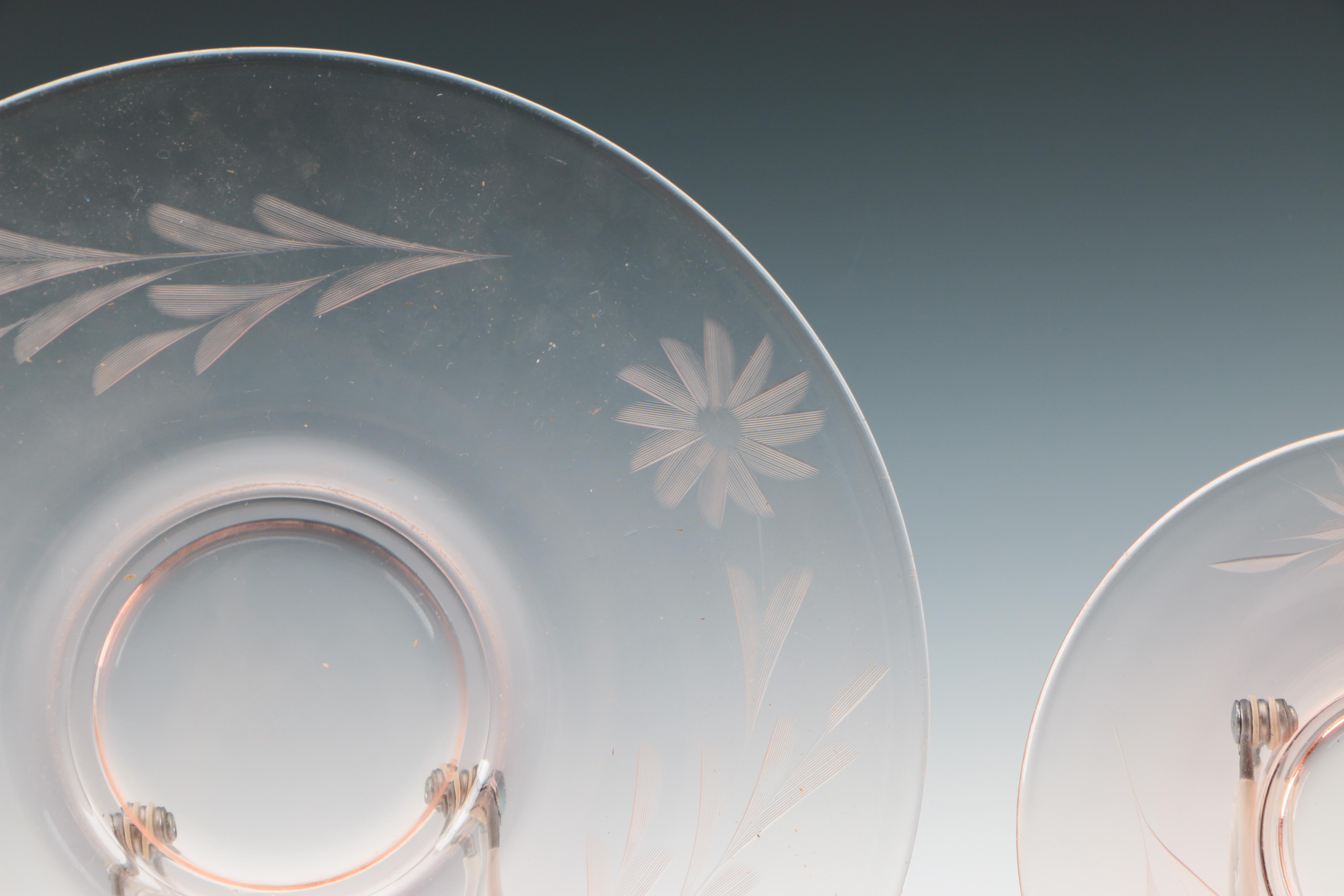 Vintage Jeanette "Holiday Pink" Pink Depression Glass