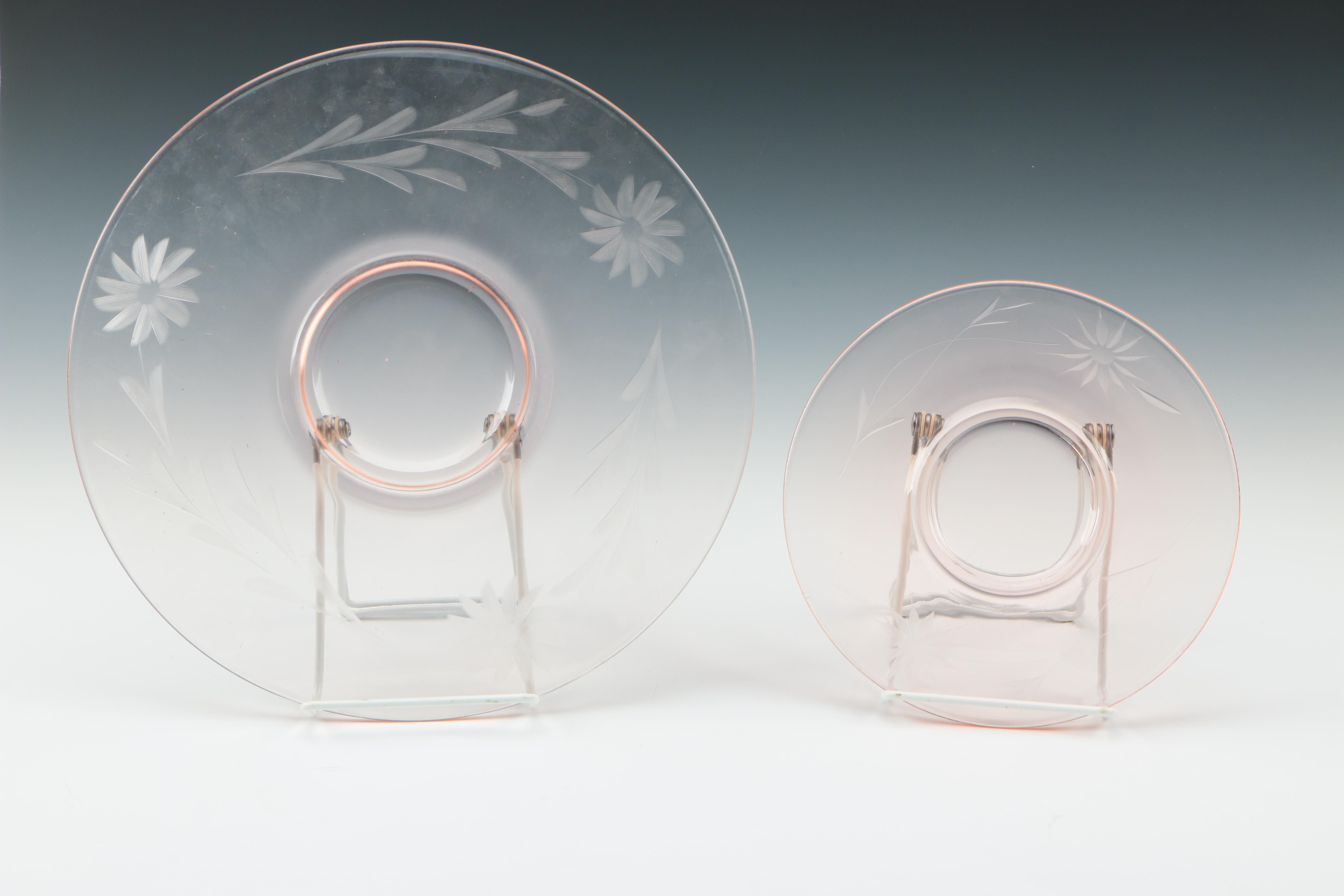 Vintage Jeanette "Holiday Pink" Pink Depression Glass