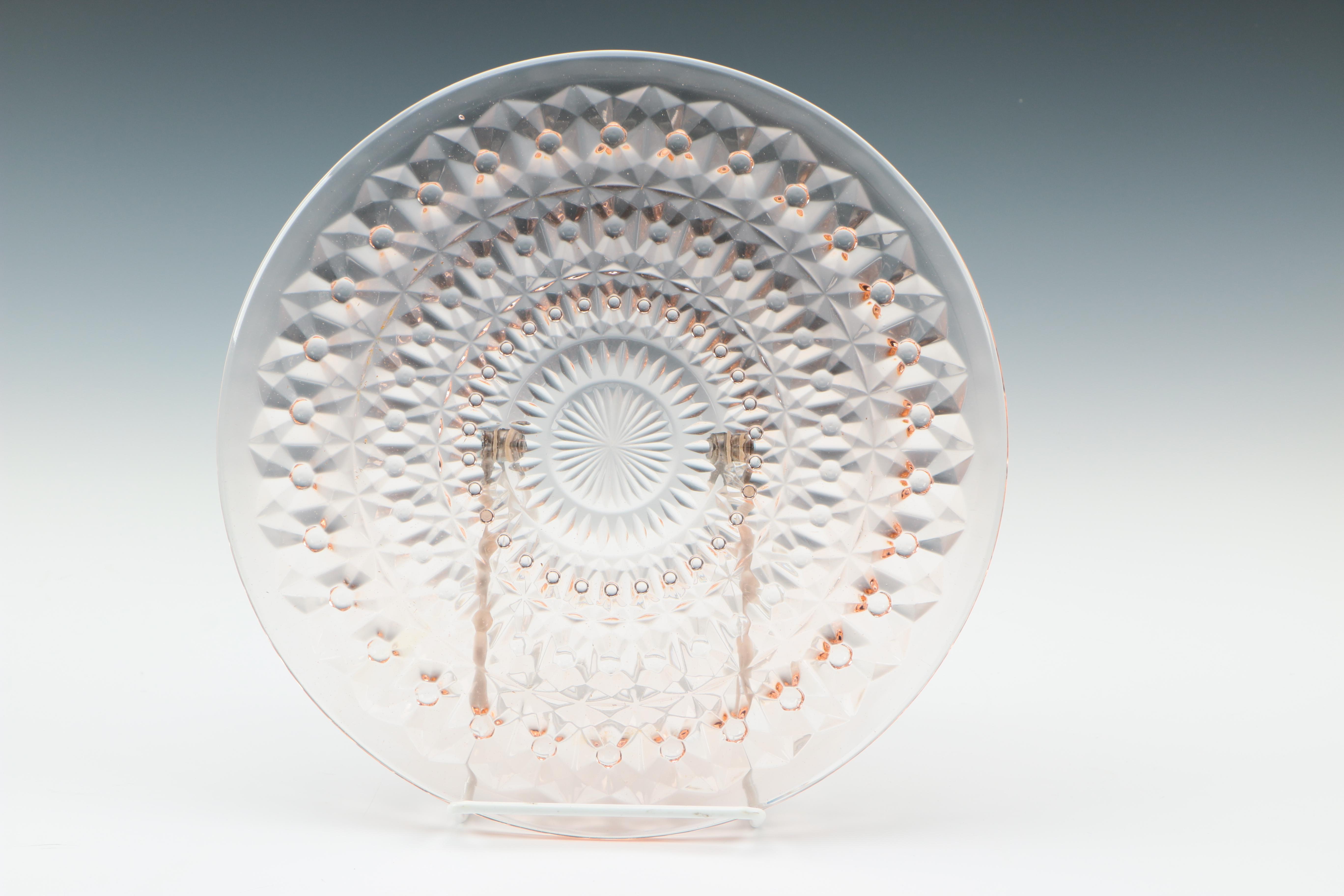 Vintage Jeanette "Holiday Pink" Pink Depression Glass