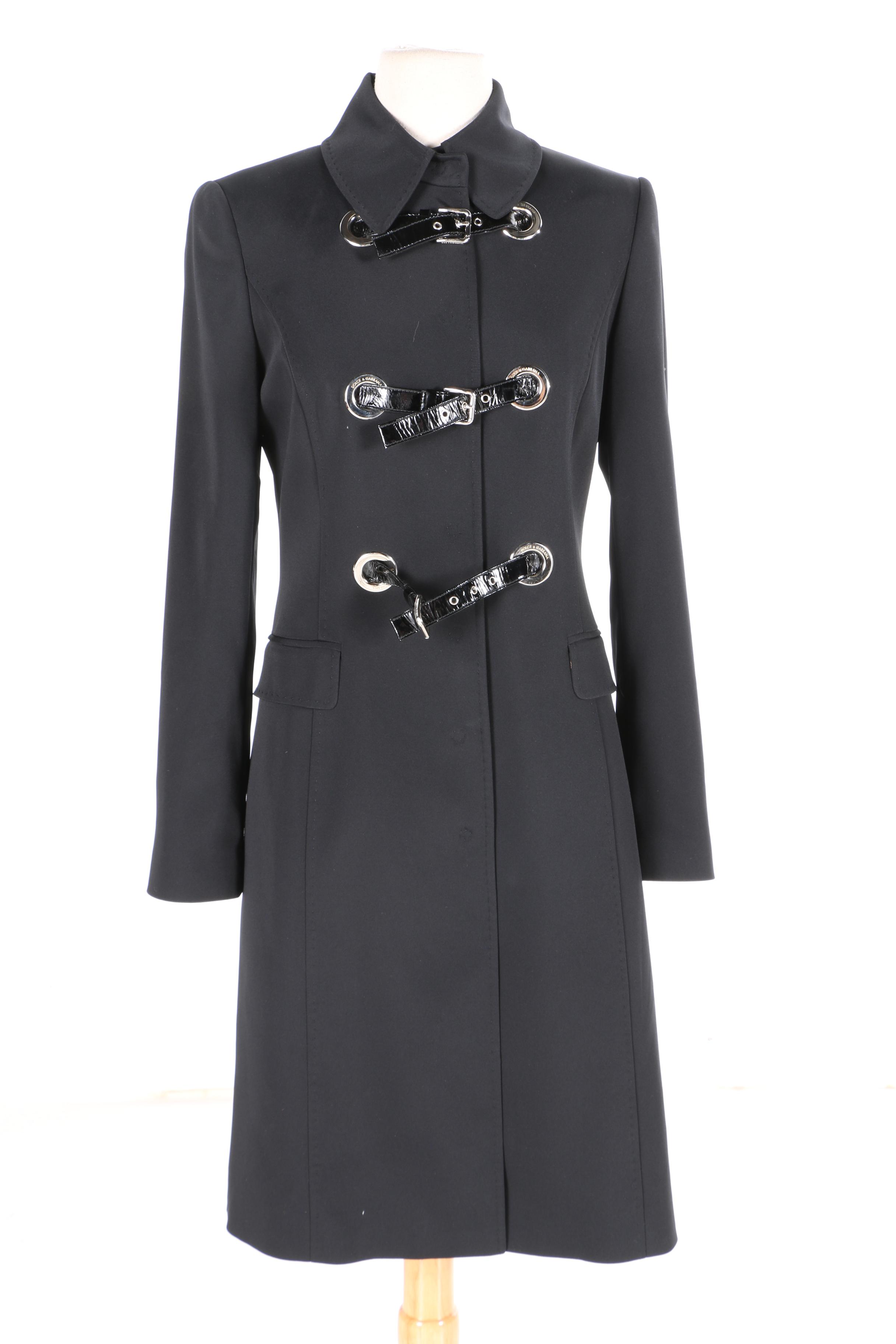 Dolce & Gabbana Coat with Leopard Print Lining