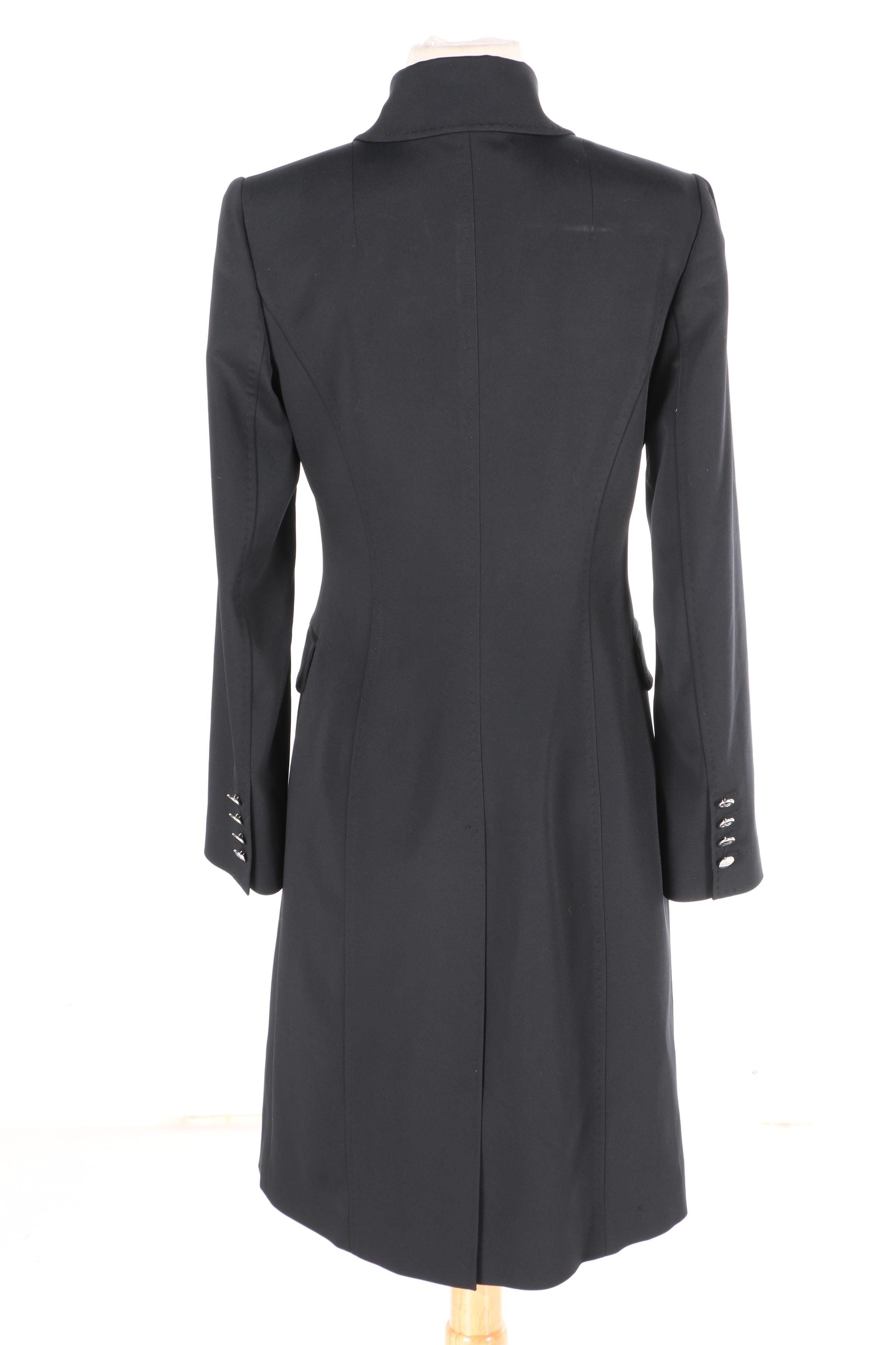 Dolce & Gabbana Coat with Leopard Print Lining