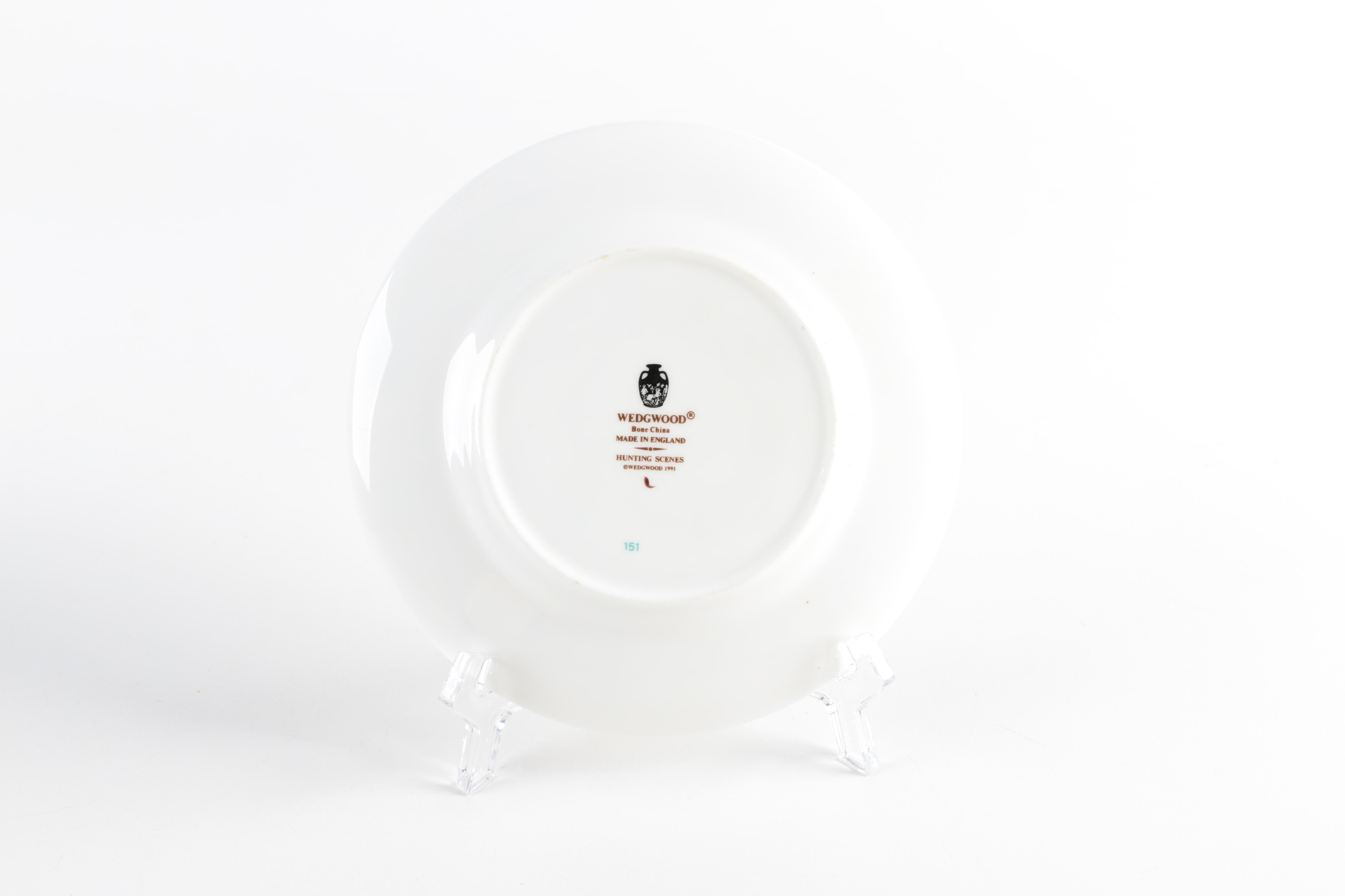 Group of Wedgwood Equestrian China Including "Hunting Scenes"