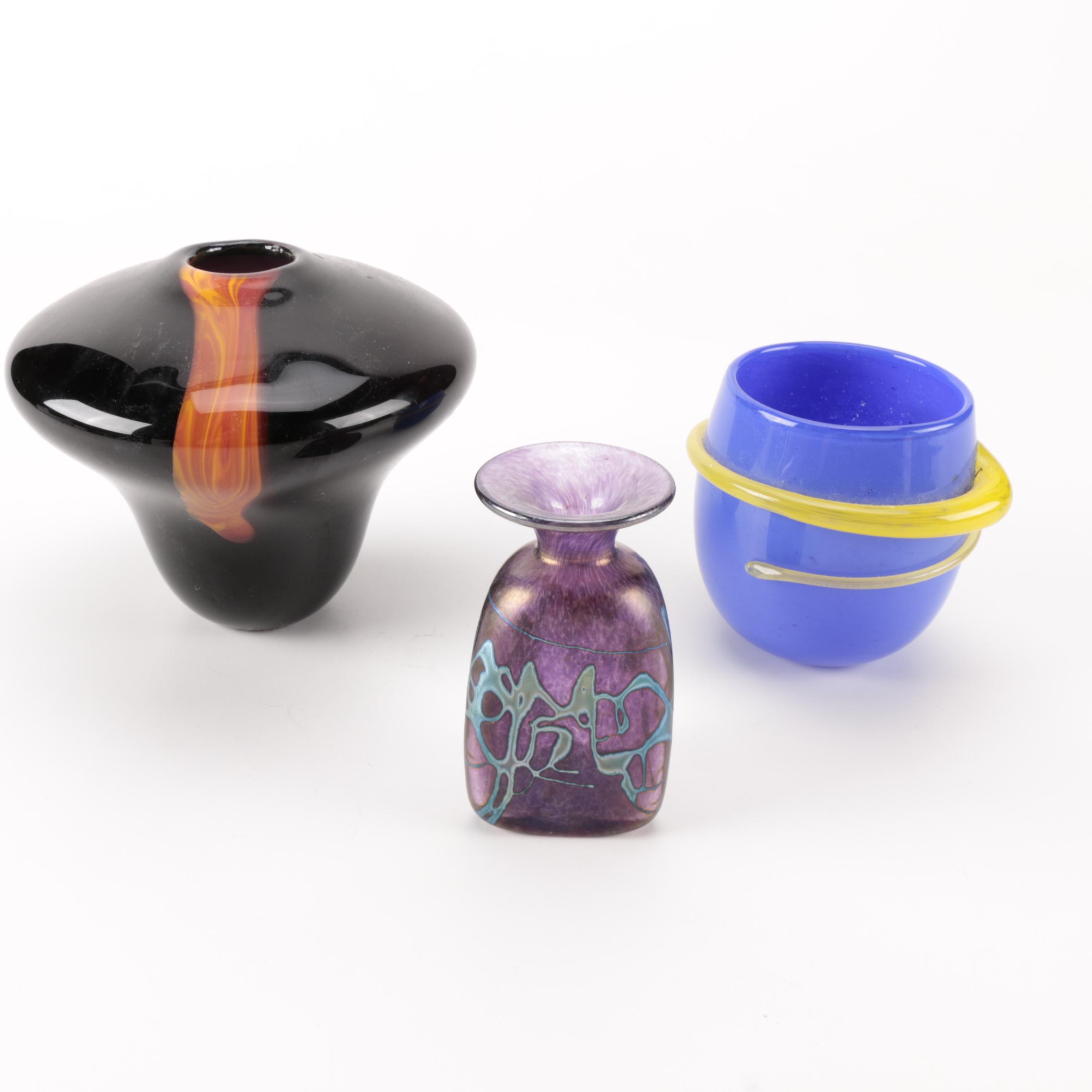 Selection of Art Glass Vases
