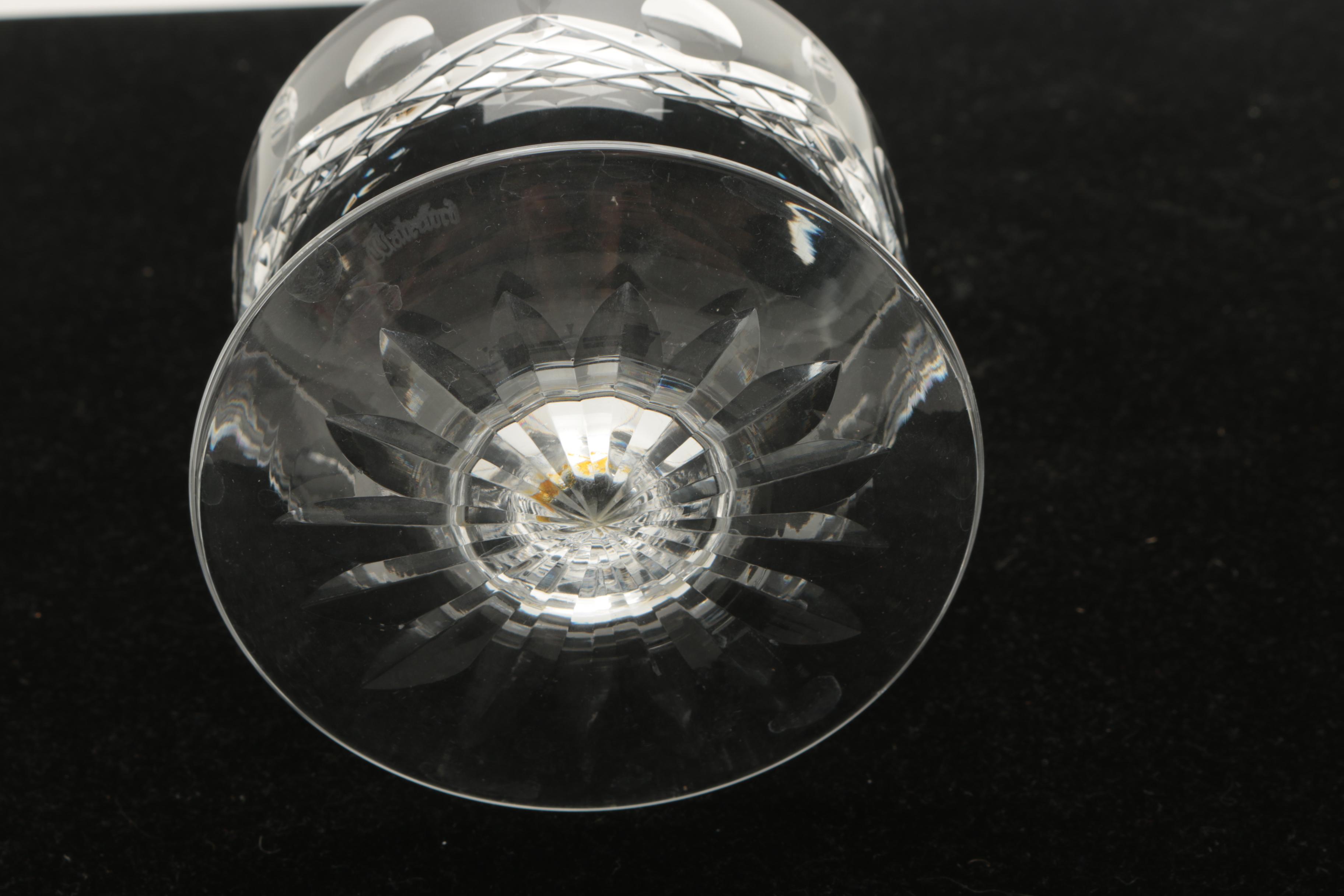 Set of Waterford Crystal "Lismore" Footed Dessert Bowls